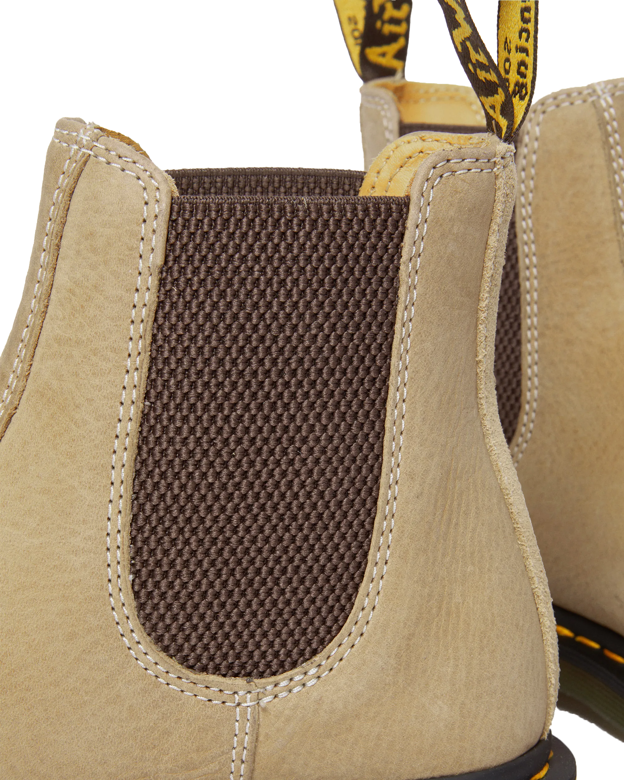 Bottes en daim nubuck vieilli 2976 en taupe savane