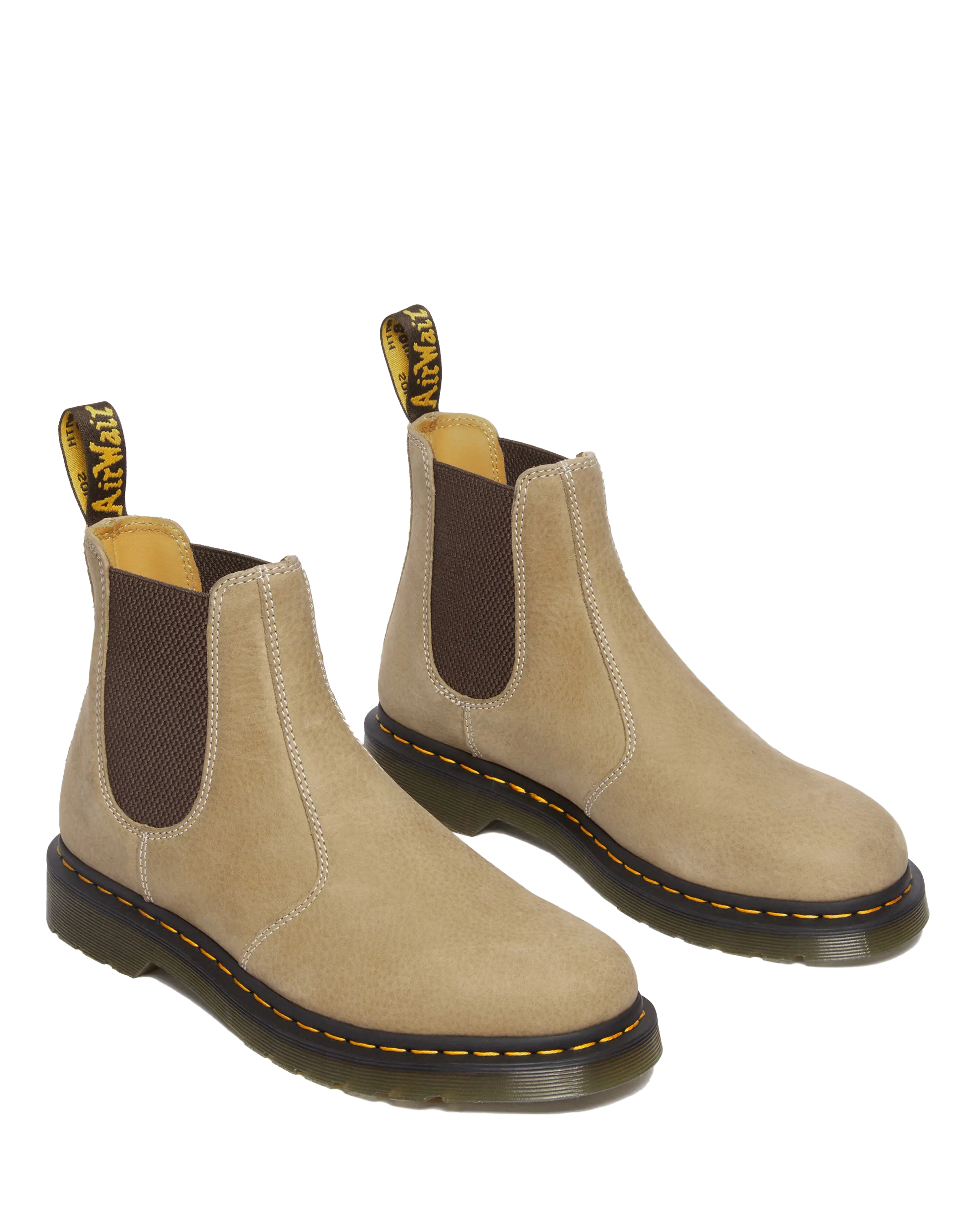 Bottes en daim nubuck vieilli 2976 en taupe savane