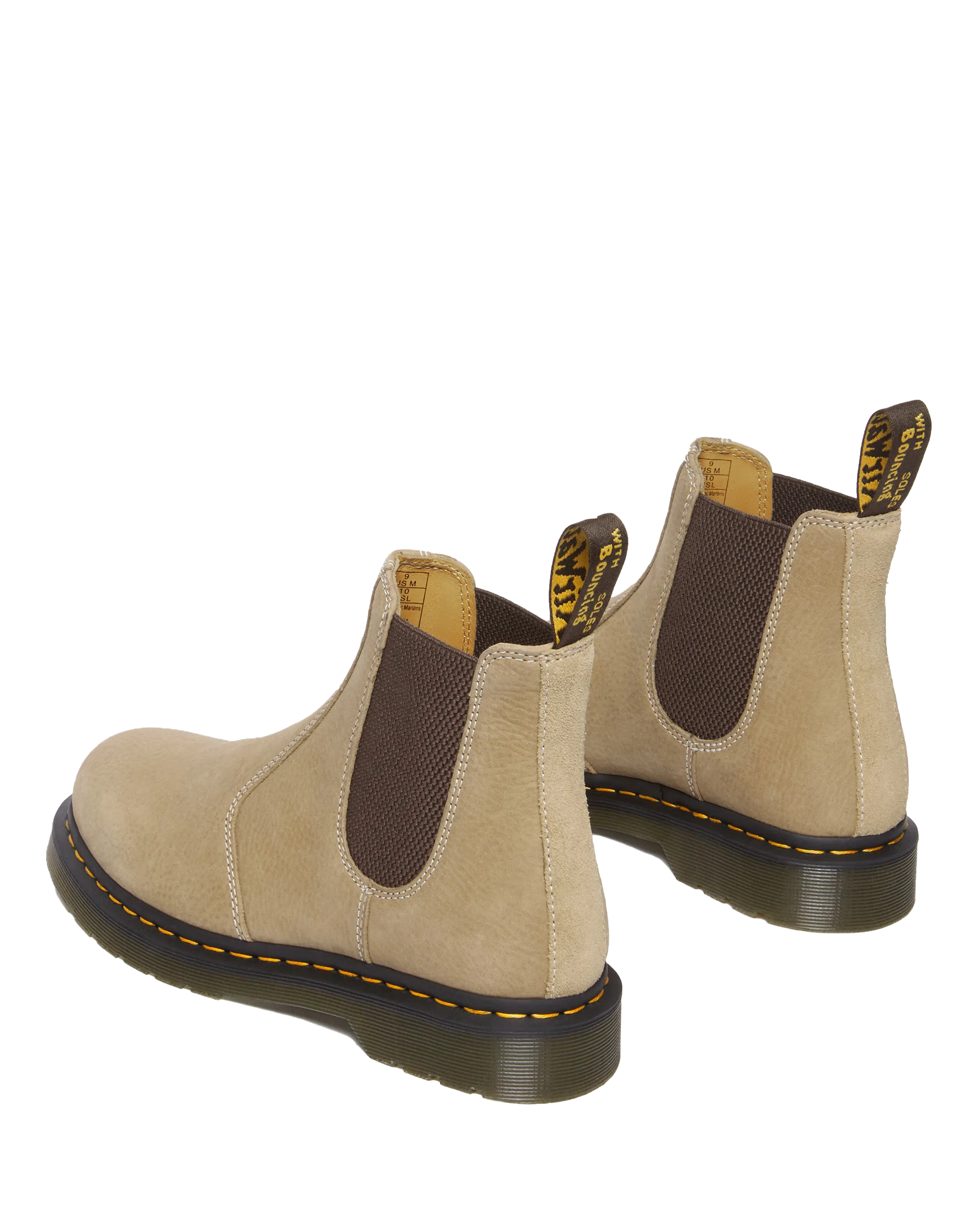 Bottes en daim nubuck vieilli 2976 en taupe savane