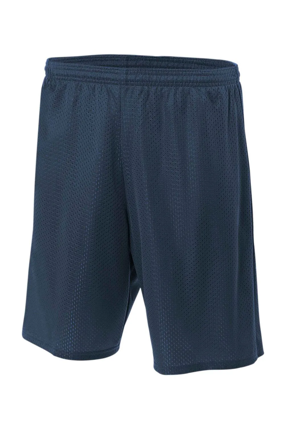 Short de sport pour homme A4 en mesh respirant - Bleu marine