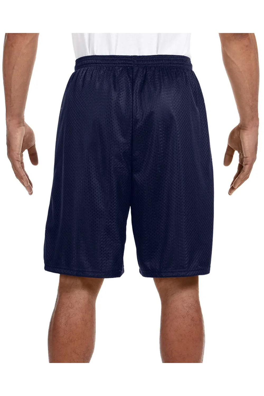 Short en maille tricotée respirant pour homme A4 - Bleu marine