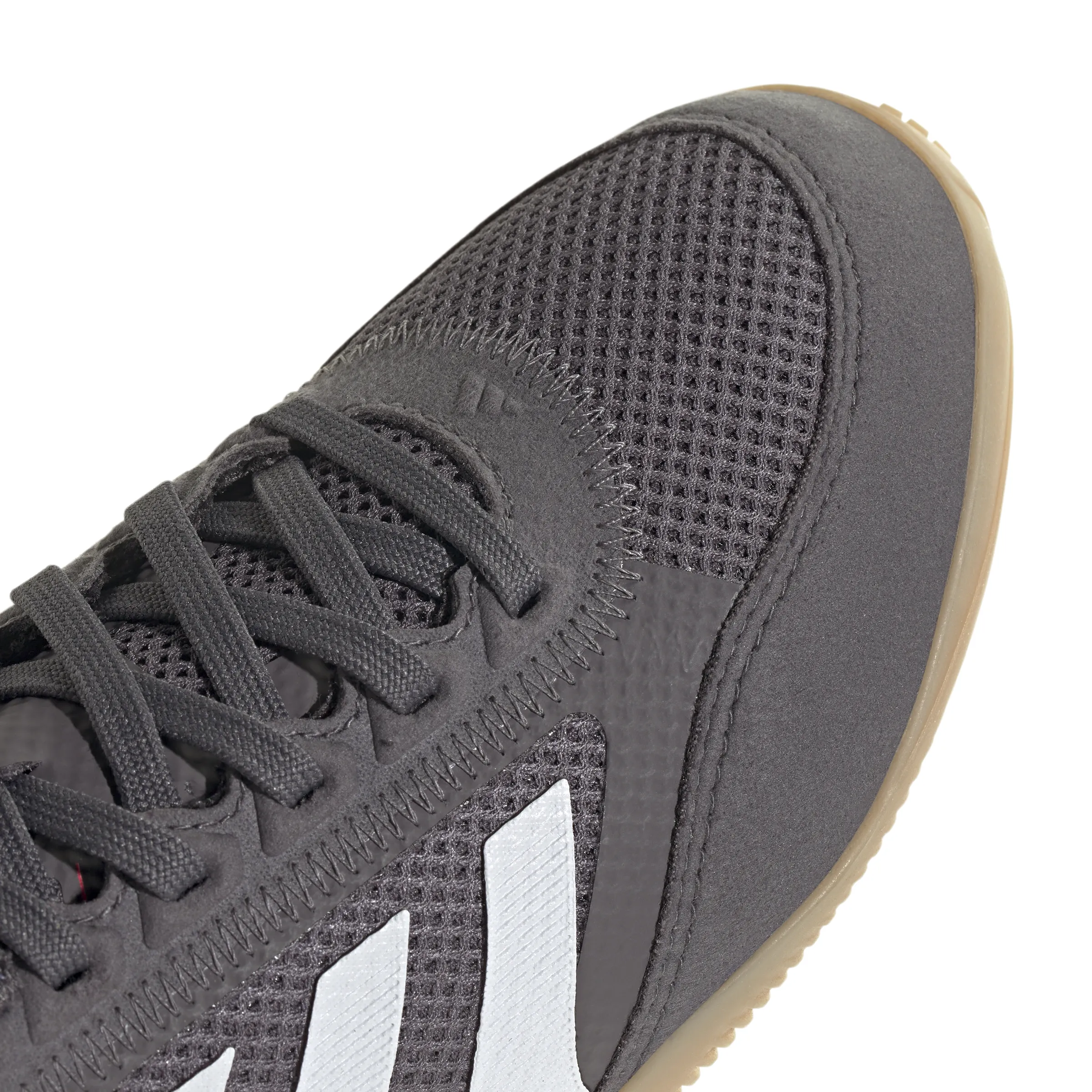 adidas Junior Predator League IN Chaussures de Football en Salle - gris strata/blanc ftwr/rouge lucide