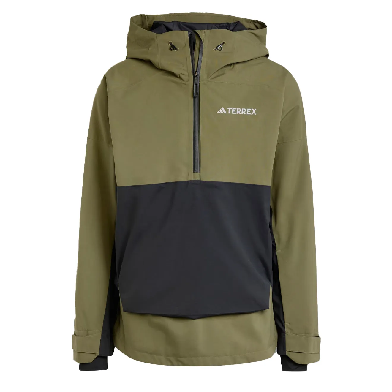 Adidas Terrex Xperior 2L Doublé Veste Coupe-Vent Imperméable Olive Strata / Noir