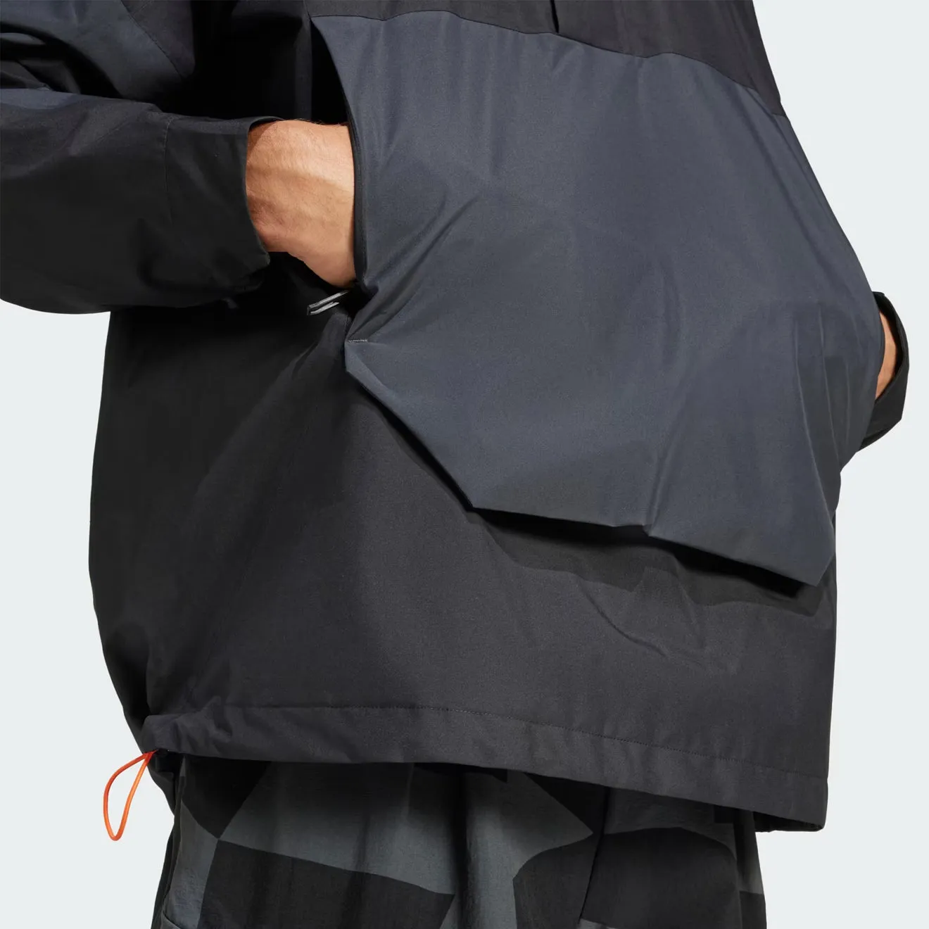 Adidas Terrex Xploric 2.5L Veste Anorak Climaproof Noir / Carbone