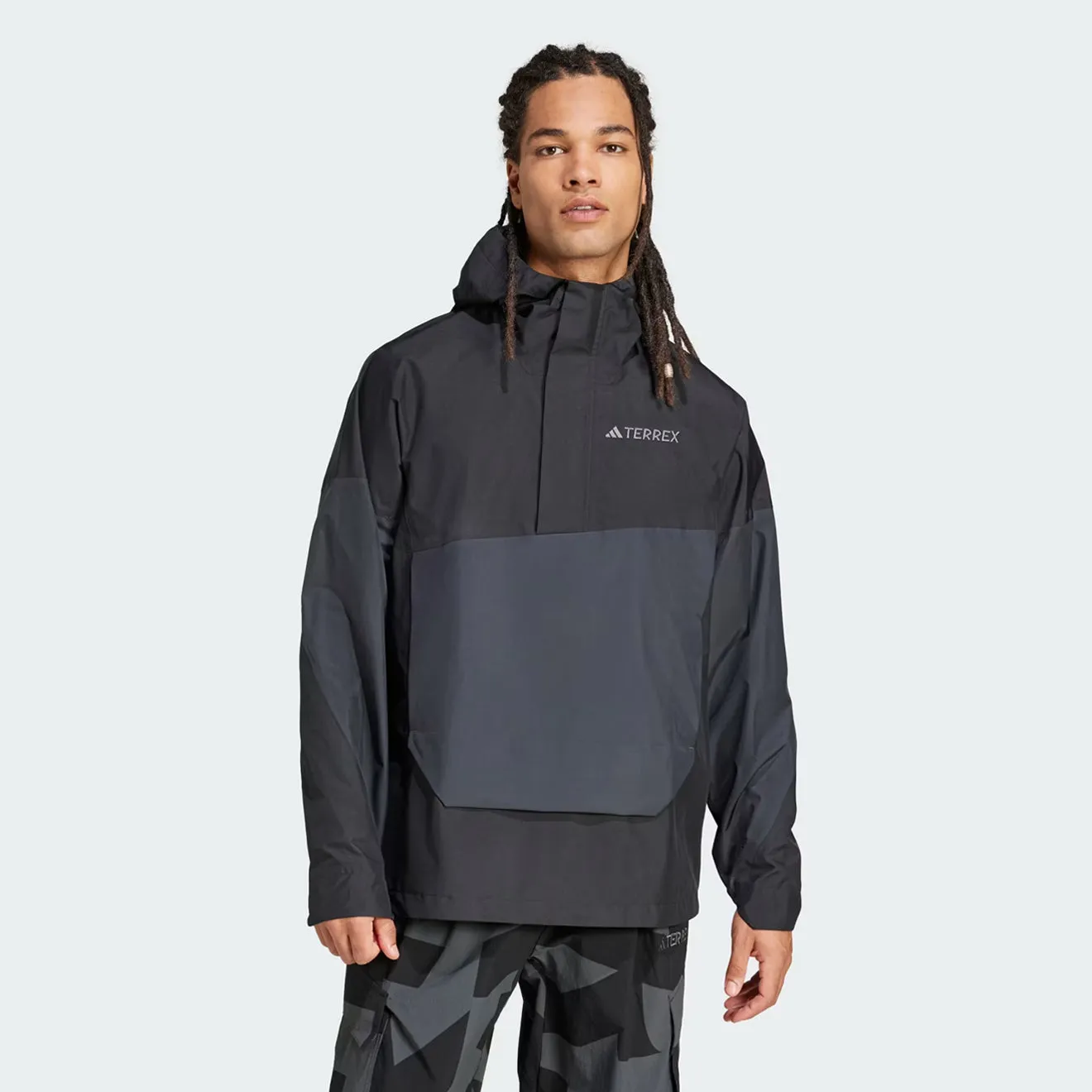 Adidas Terrex Xploric 2.5L Veste Anorak Climaproof Noir / Carbone