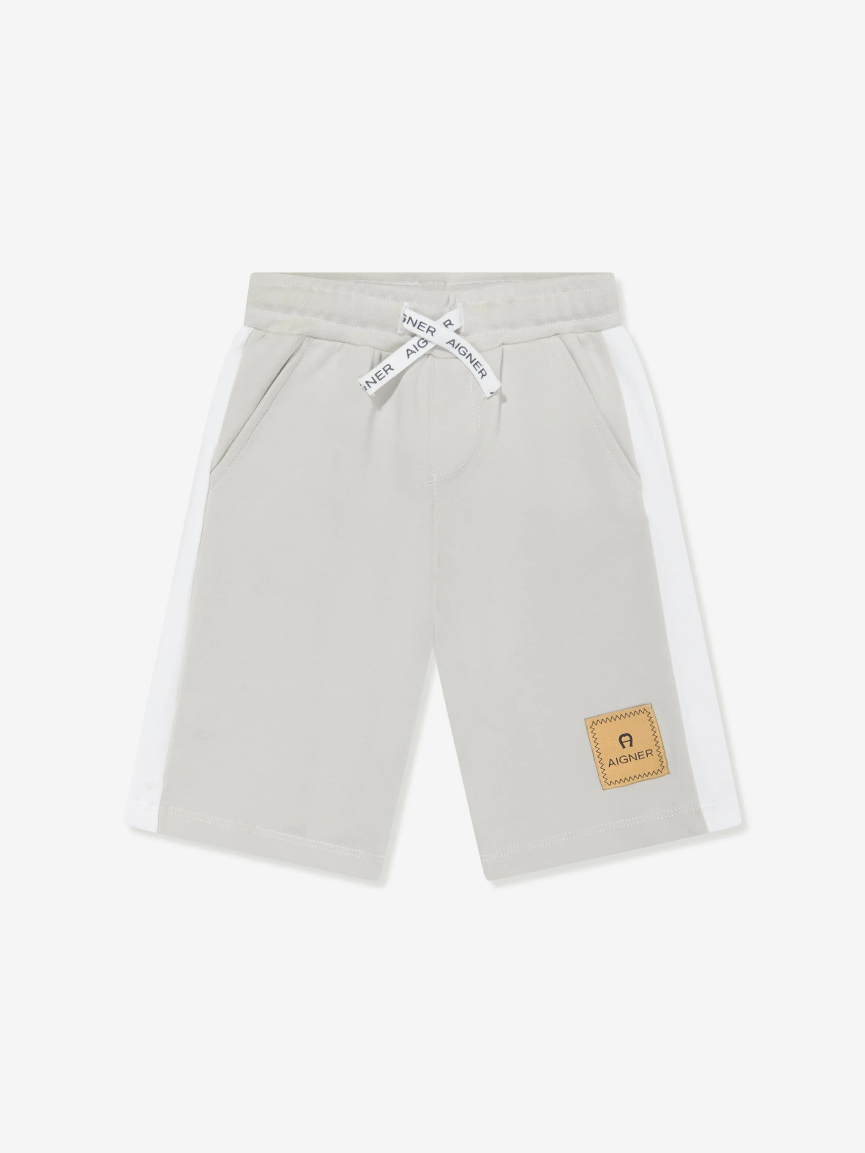 Bermuda Aigner Baby Boys avec logo en gris