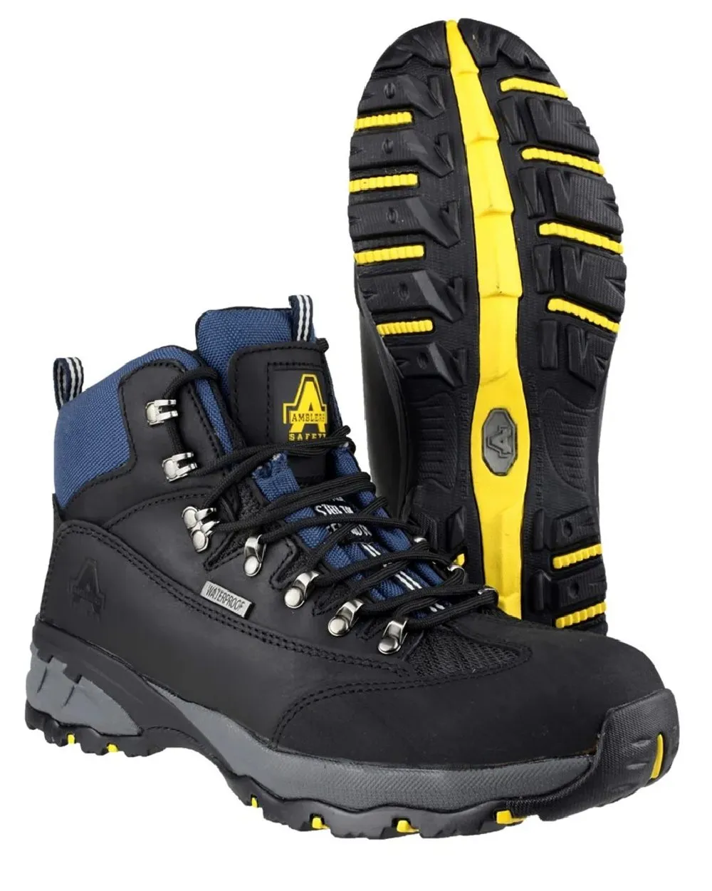 Chaussures de sécurité Amblers FS161 pour hommes, imperméables, normes S3 SRC