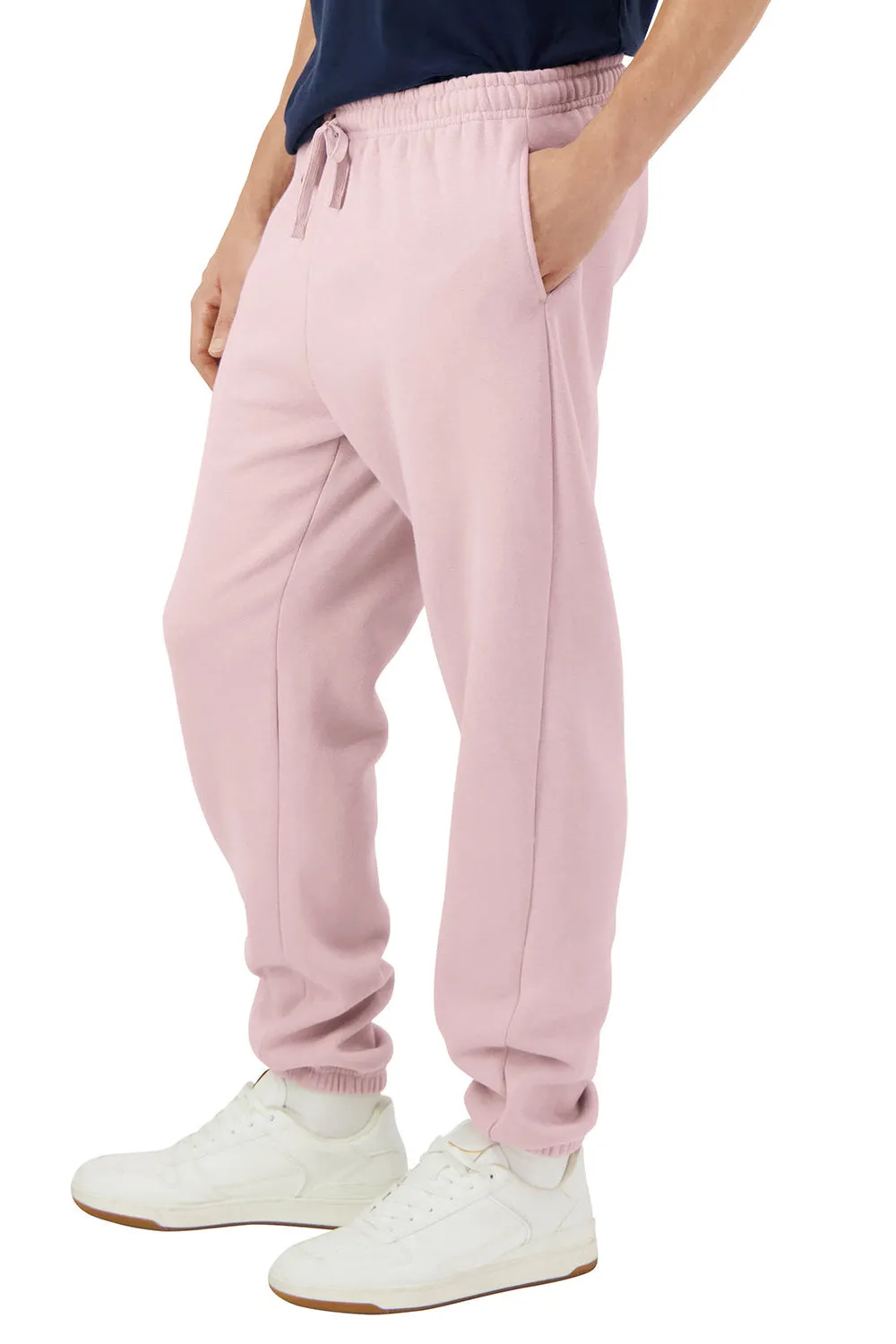 Pantalon de survêtement en polaire ReFlex pour hommes American Apparel avec poches - Rose poudré