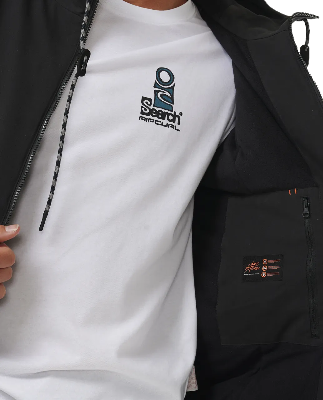 Veste technique Anti-Series One Shot en noir