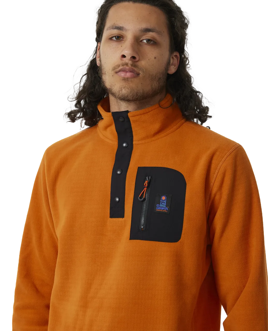 Recherche Anti-Série en Polaire Orange Ambré