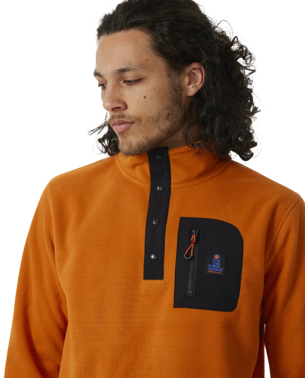 Recherche Anti-Série en Polaire Orange Ambré