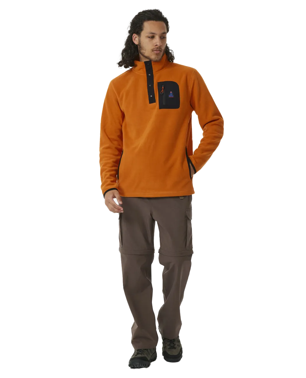 Recherche Anti-Série en Polaire Orange Ambré