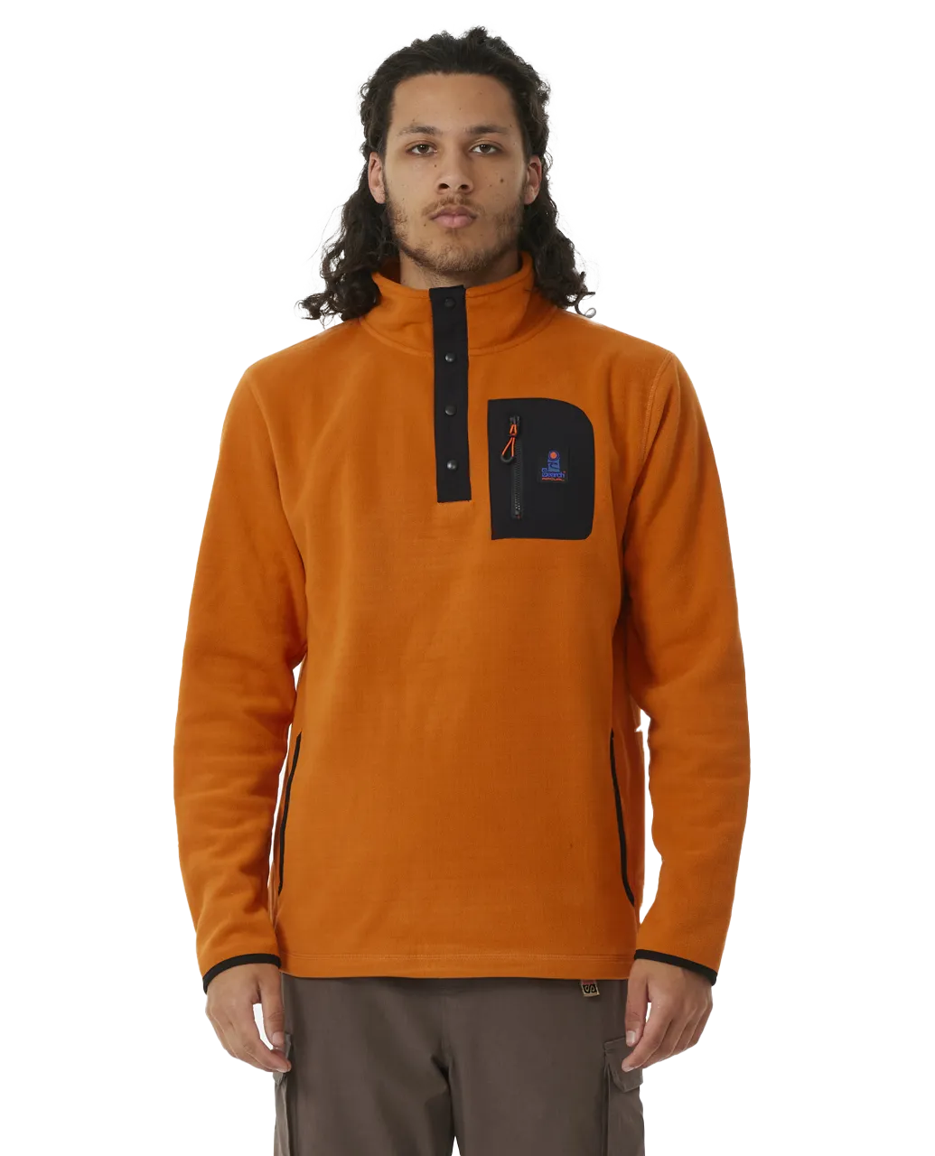 Recherche Anti-Série en Polaire Orange Ambré