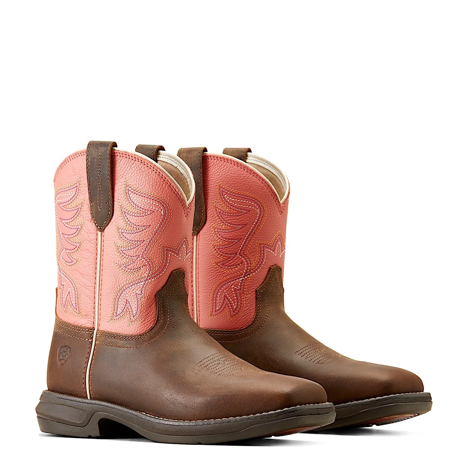 Bottes western courtes Ariat Women's Anthem Shortie Myra Honey Bee/Cosmic Coral Chaussures Ariat