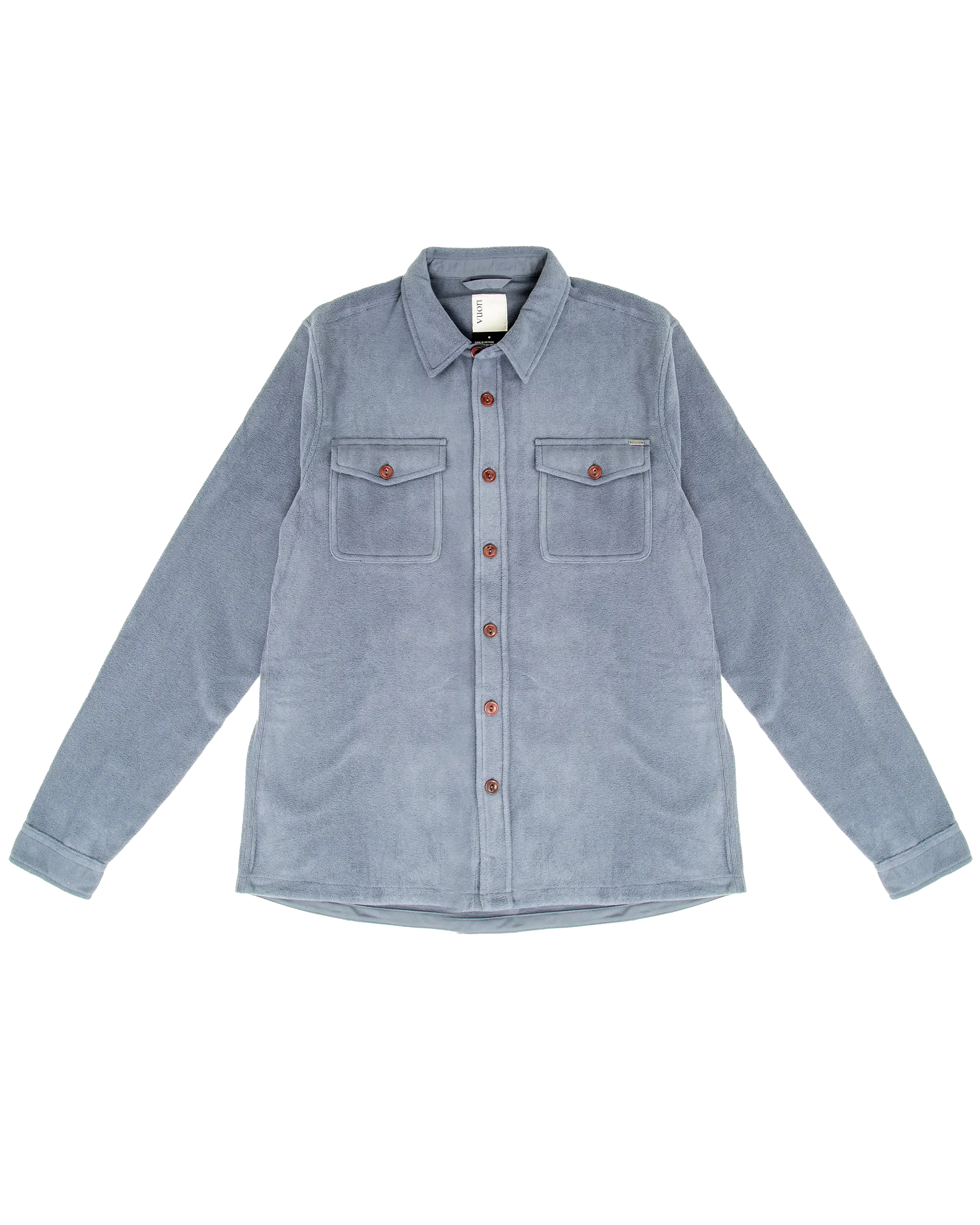 Veste chemise Aspen en azur chiné