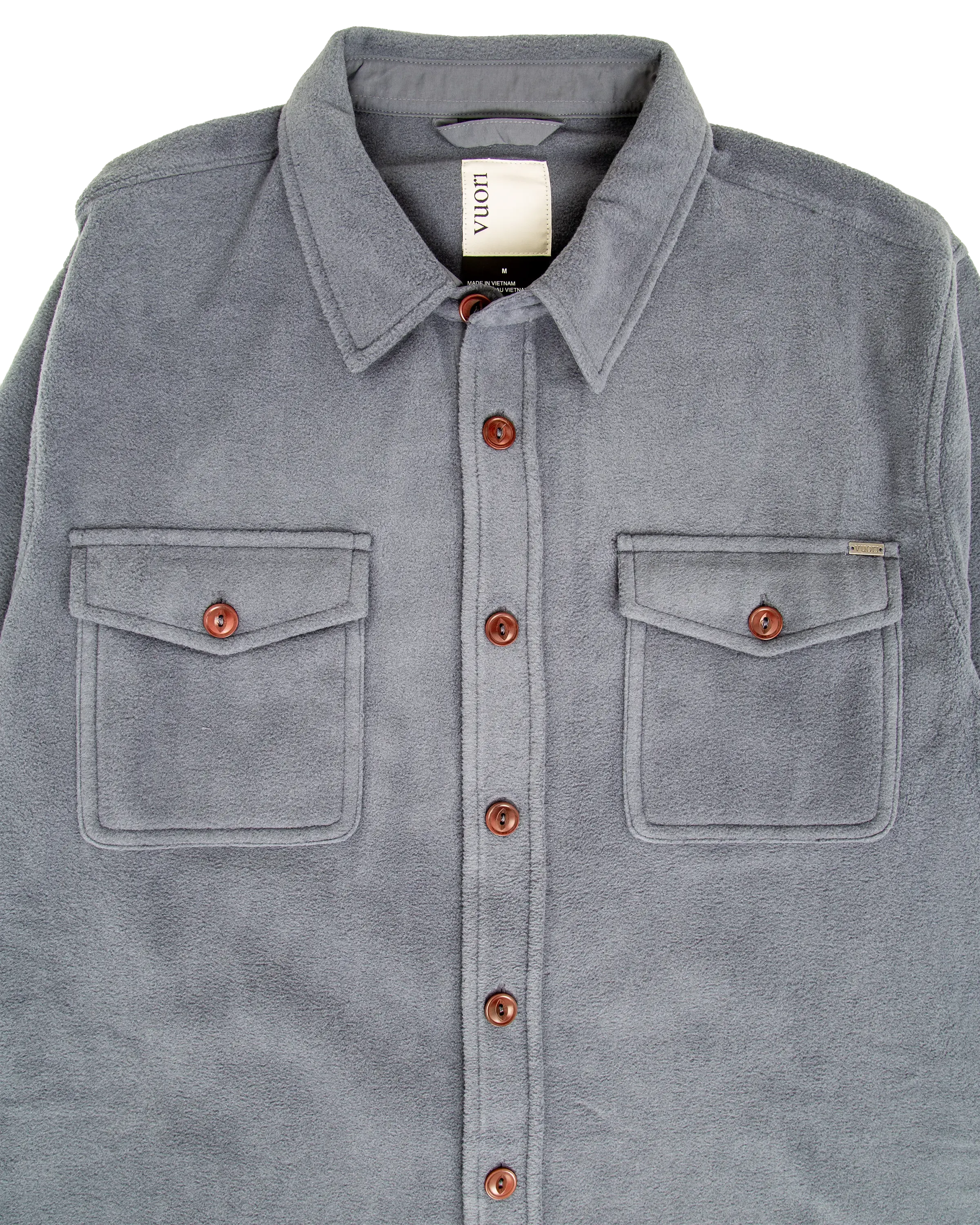 Veste chemise Aspen en azur chiné
