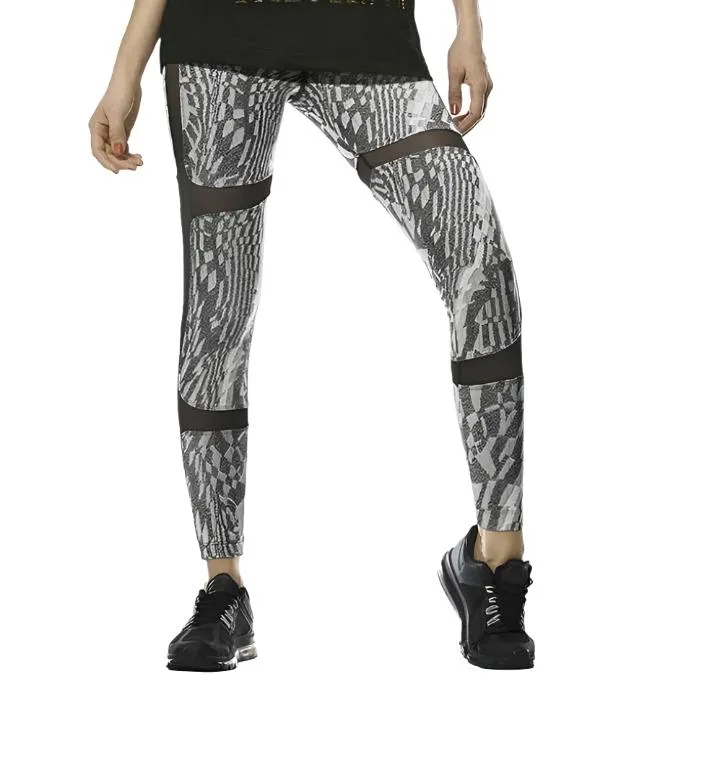 Babalu Style Legging Texturé Pierre avec Insertion en Mesh 35863