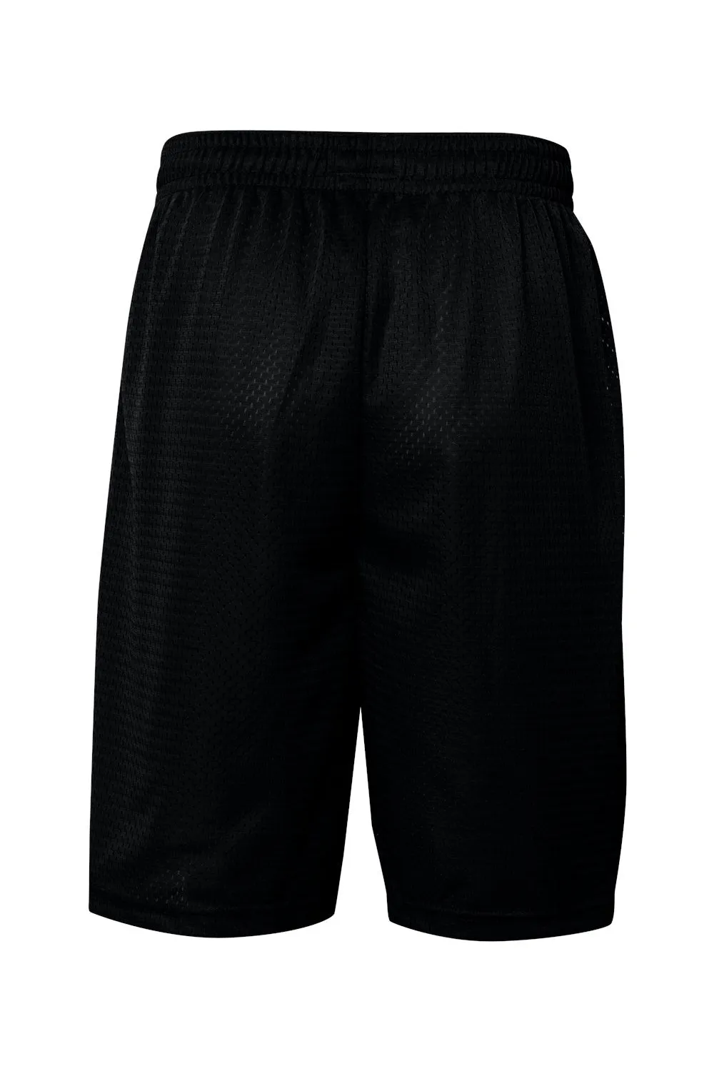 Short de sport mesh pour hommes Badger avec poches - Noir