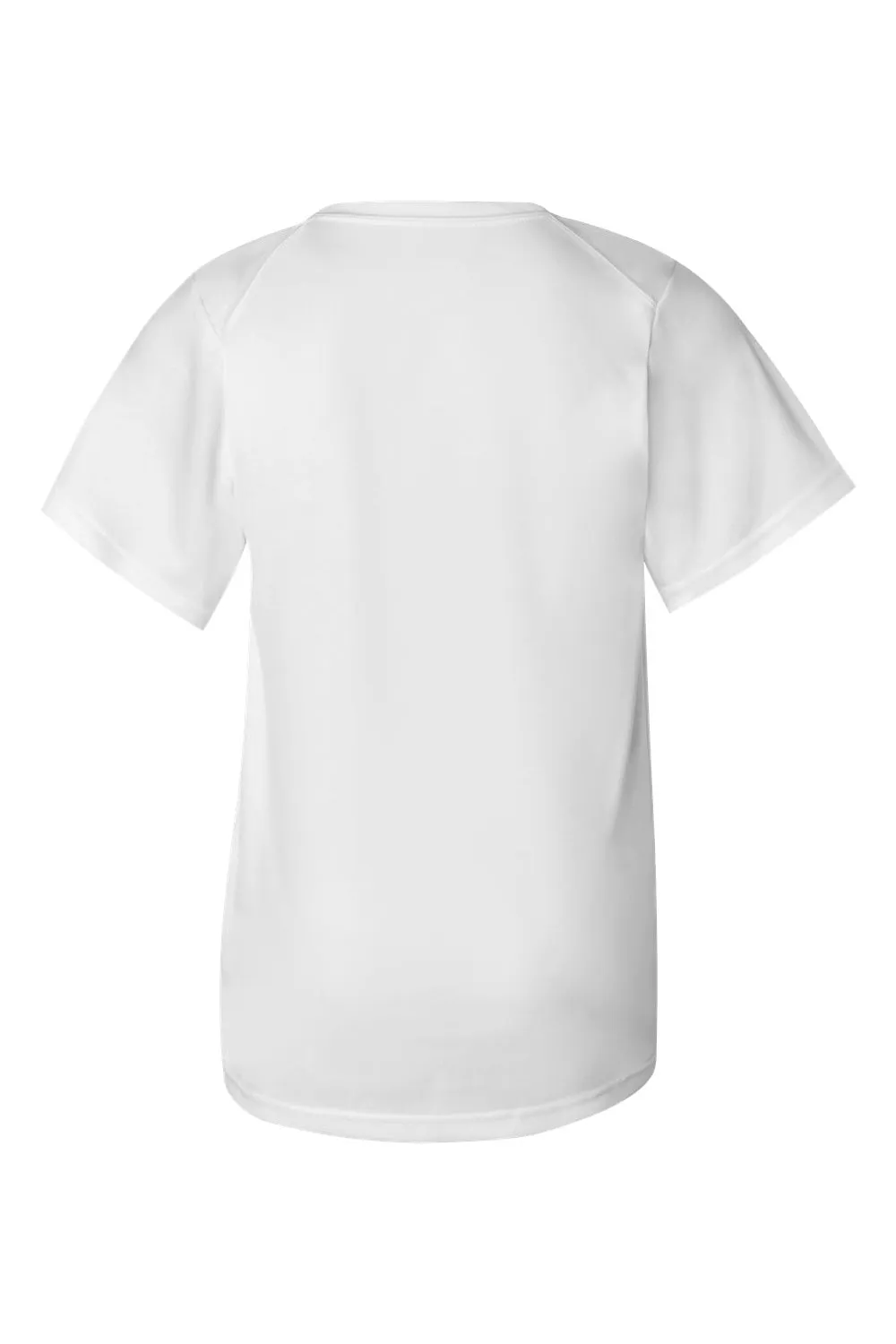 T-shirt à manches courtes Badger Youth B-Core à évacuation de l'humidité - Blanc