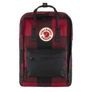 Bags FjallravenBackpack Men Fjallraven Kanken Re-Wool Laptop 15  Red / Black