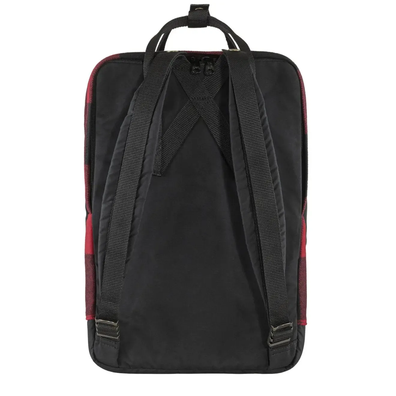 Sac à dos Fjallraven pour homme Fjallraven Kanken Re-Wool pour ordinateur portable 15 Rouge / Noir
