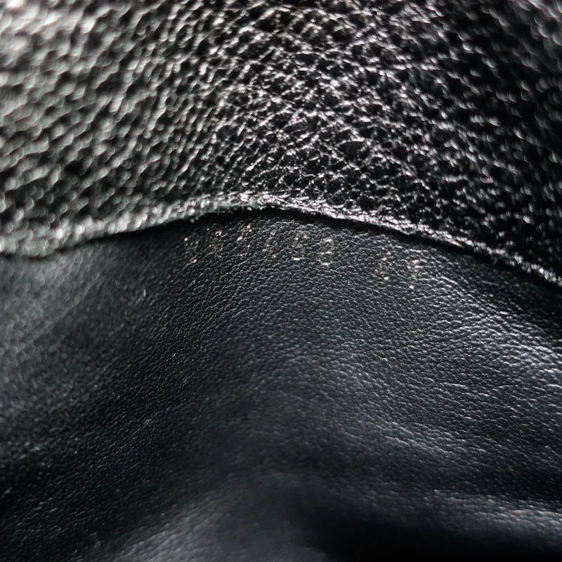 Balenciaga Bottes à cheville à plateforme pliante en coin en cuir grainé noir Taille 41