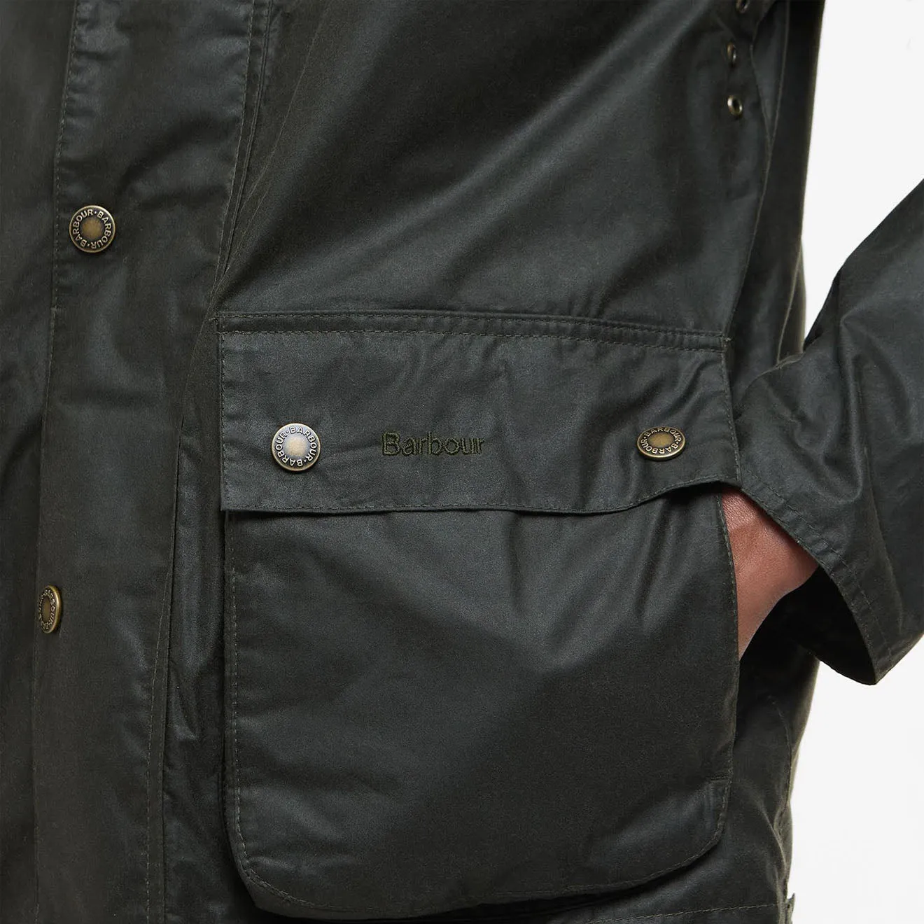 Veste cirée Barbour Modern Bedale Archive Olive