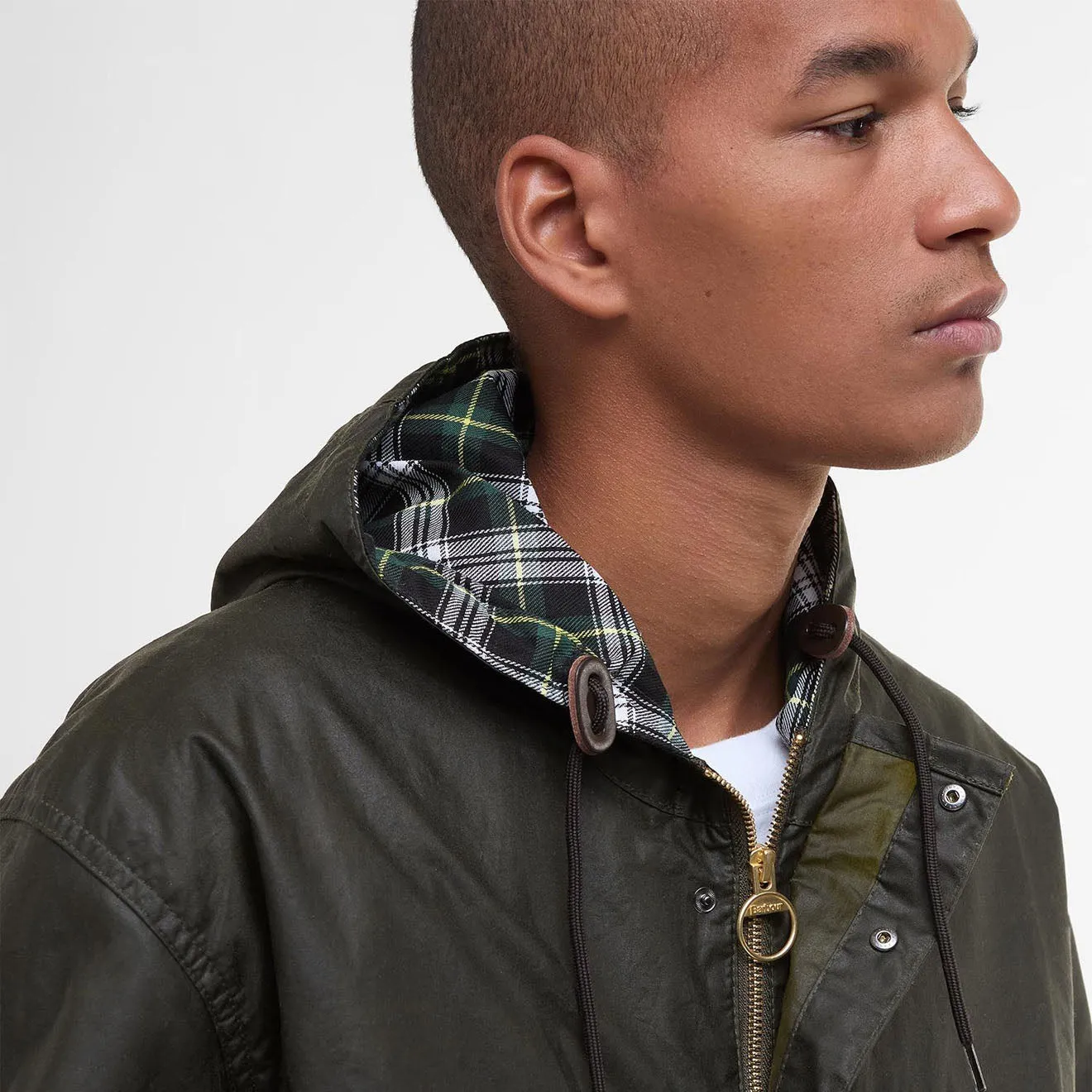 Veste en cire Barbour Modified Durham Archive Olive