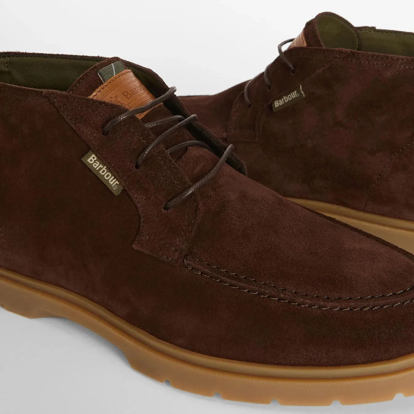 Bottes Chukka Barbour Tucker en Suédé Café