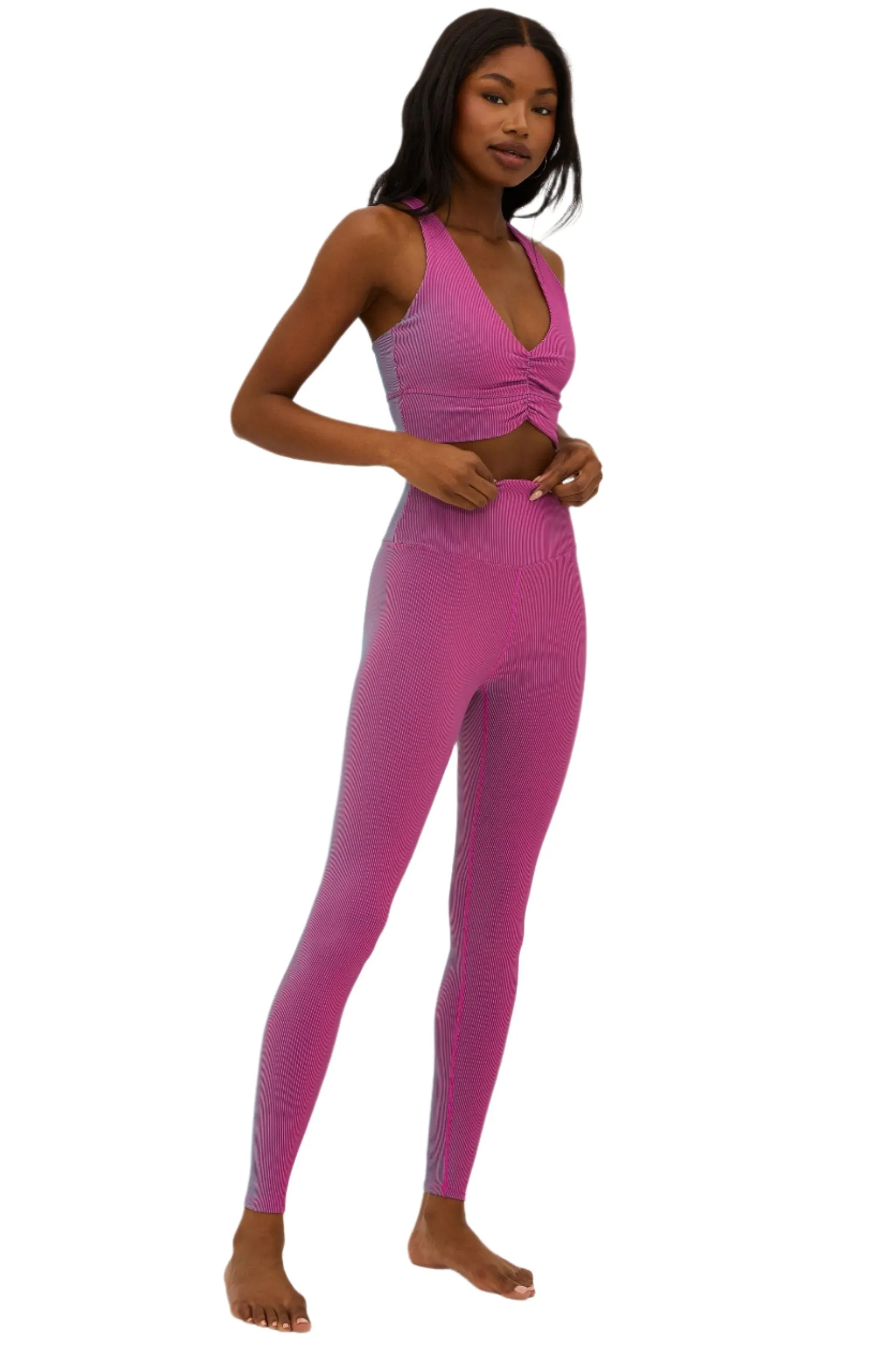 Beach Riot Mindy Haut Deux Tons Sorbet