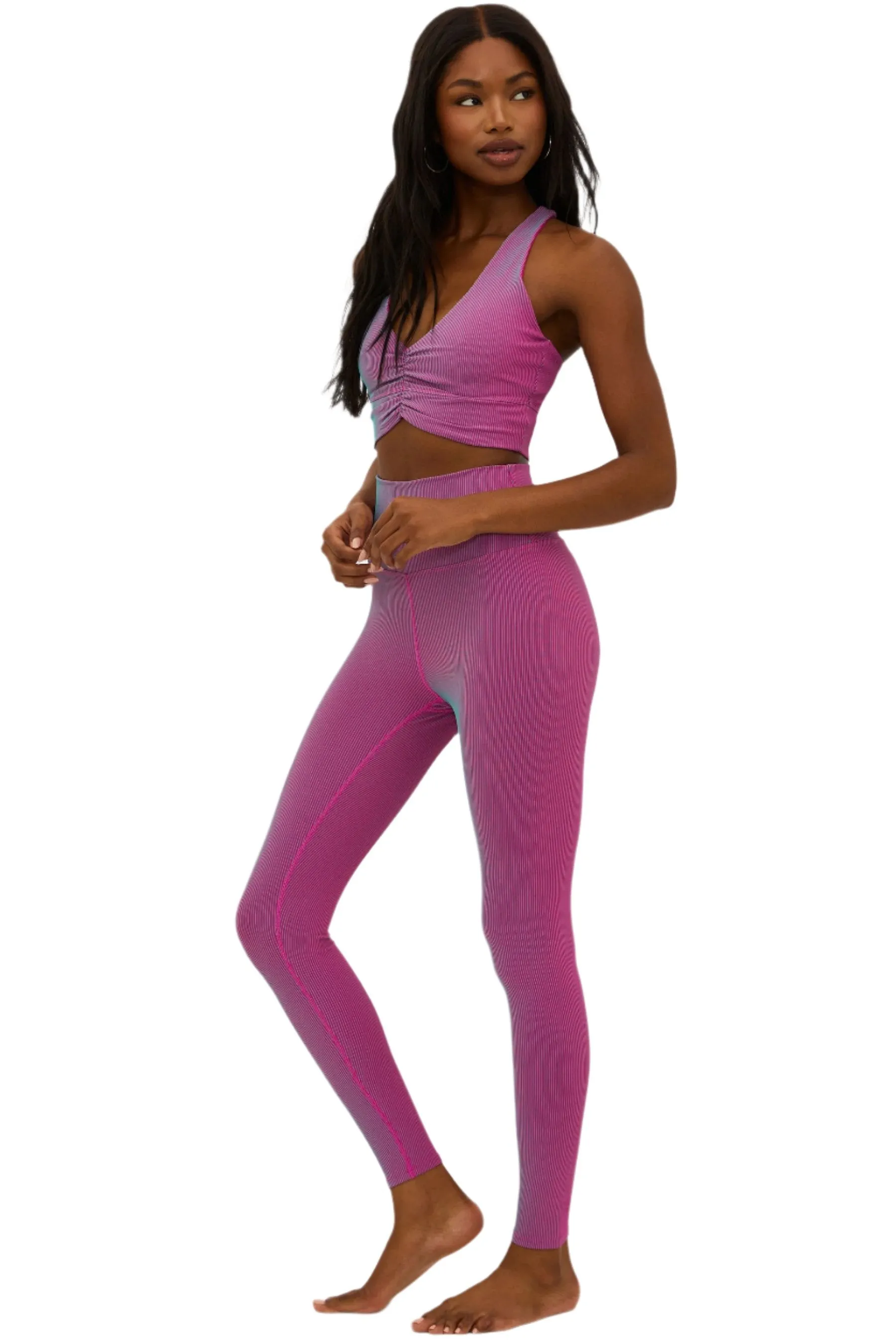 Beach Riot Mindy Haut Deux Tons Sorbet