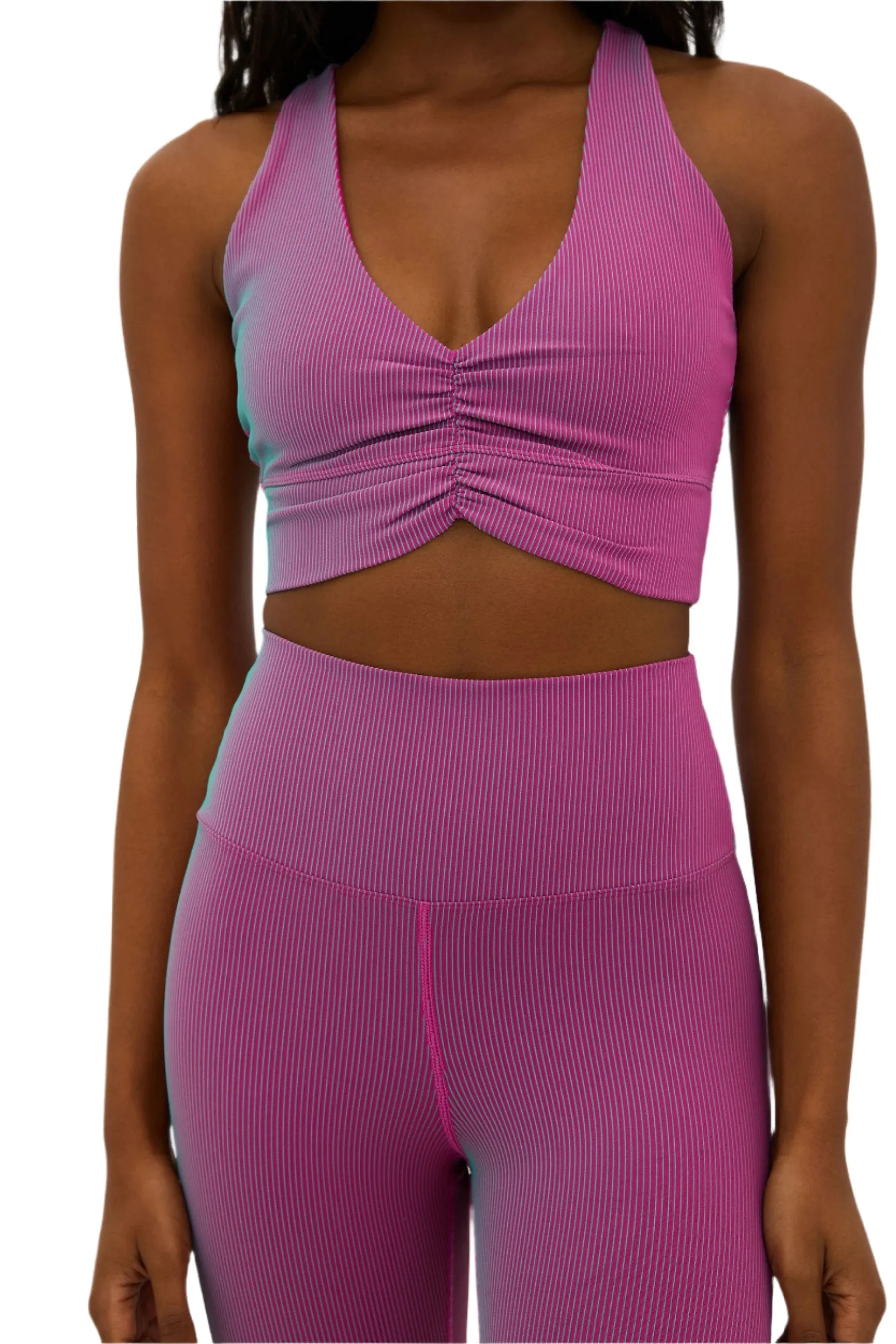 Beach Riot Mindy Haut Deux Tons Sorbet
