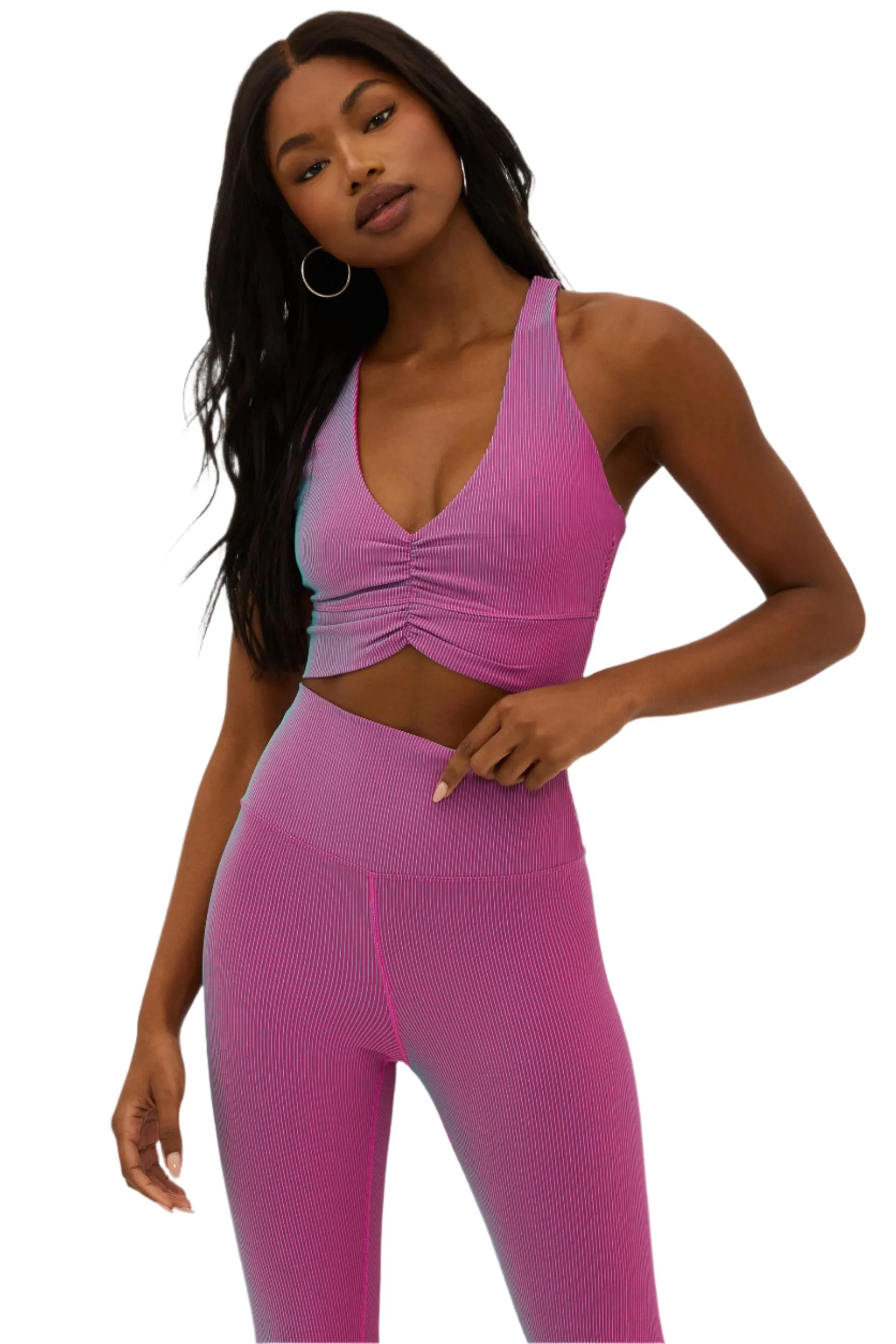 Beach Riot Mindy Haut Deux Tons Sorbet