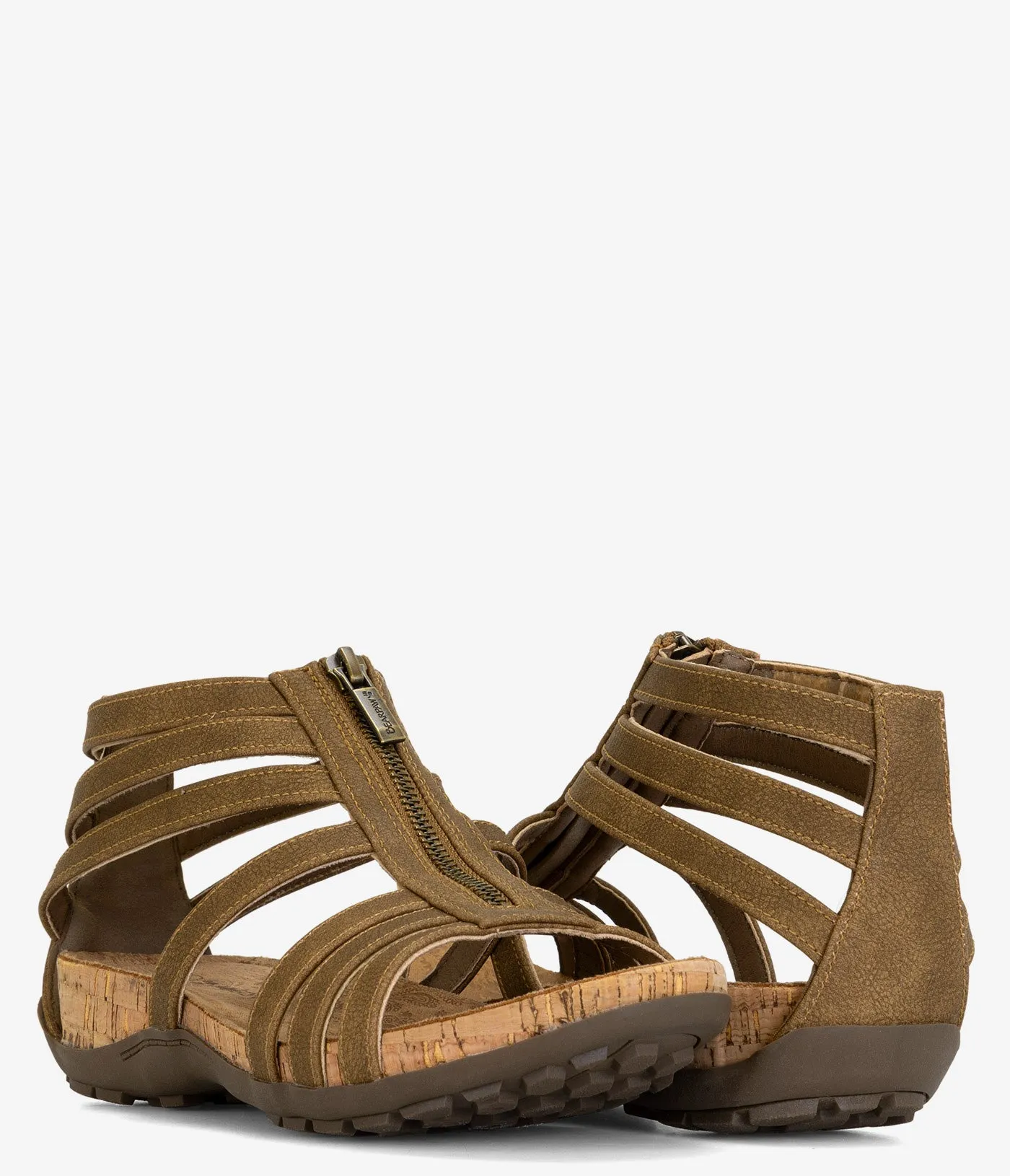 Bearpaw Layla Sandale à Fermeture Éclair - Femme
