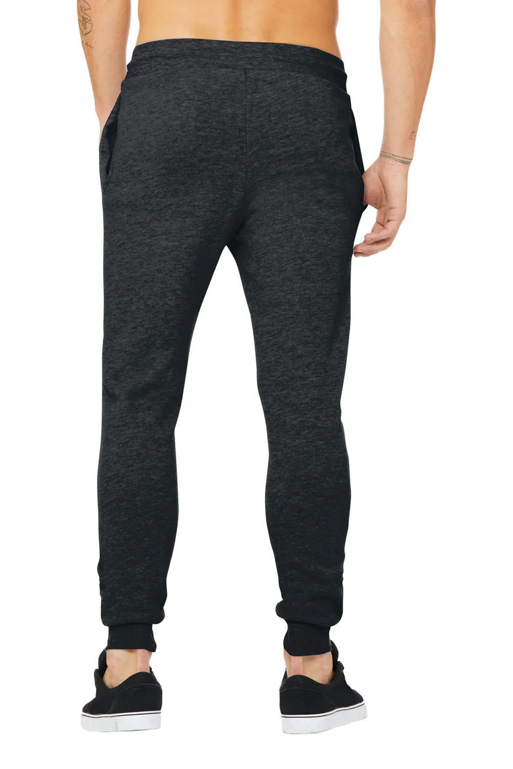 Bella   Canvas Pantalon de jogging pour homme avec poches - Gris foncé chiné