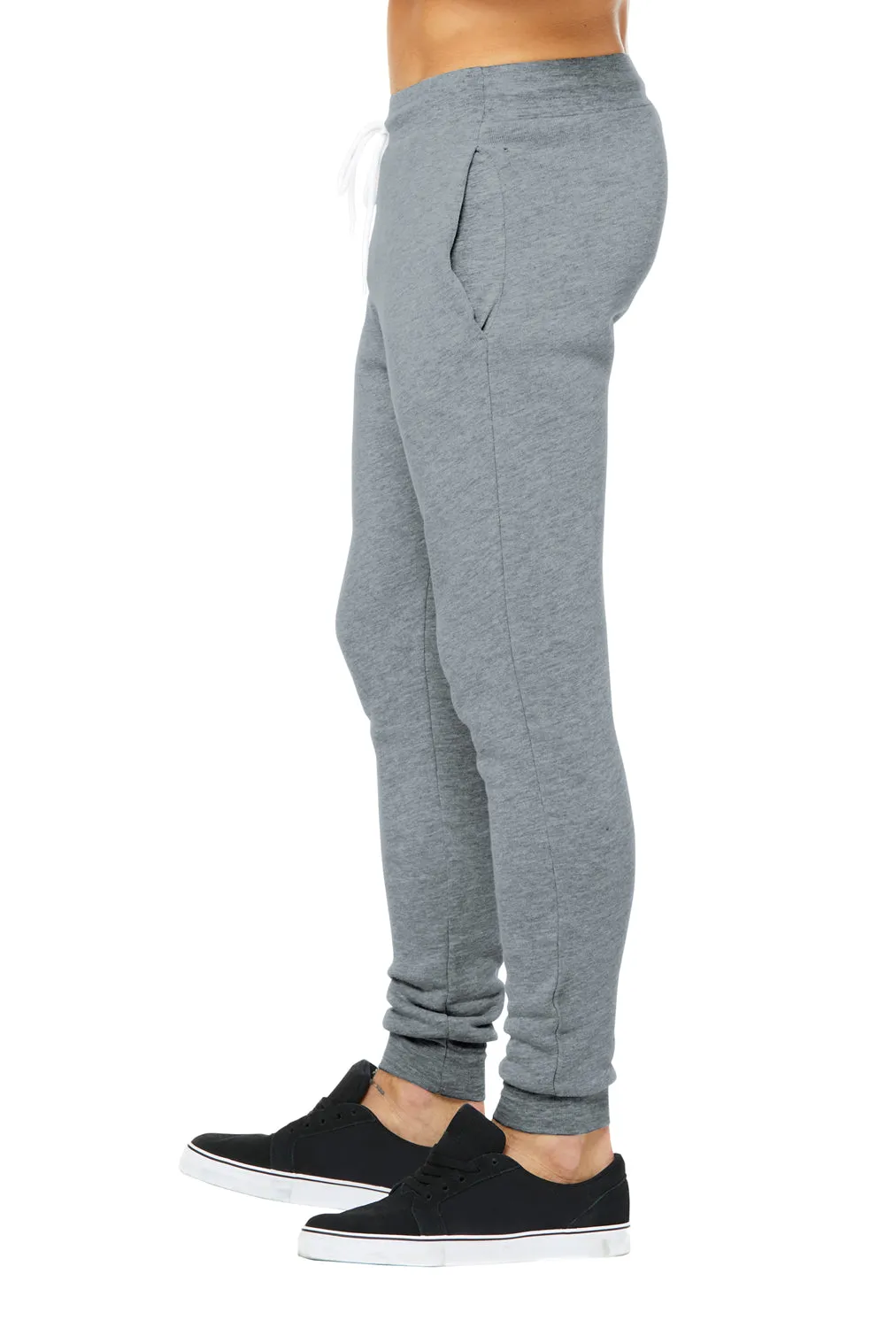 Bella   Canvas Pantalon de jogging pour homme avec poches - Gris chiné