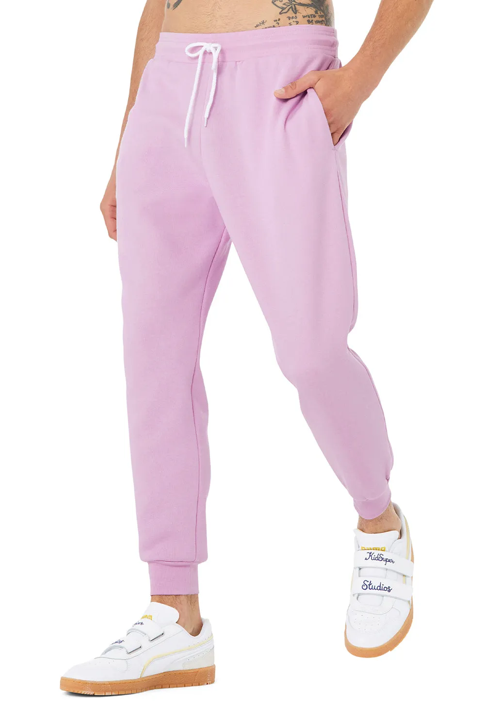 Bella   Canvas Pantalon de jogging pour homme avec poches - Lilas