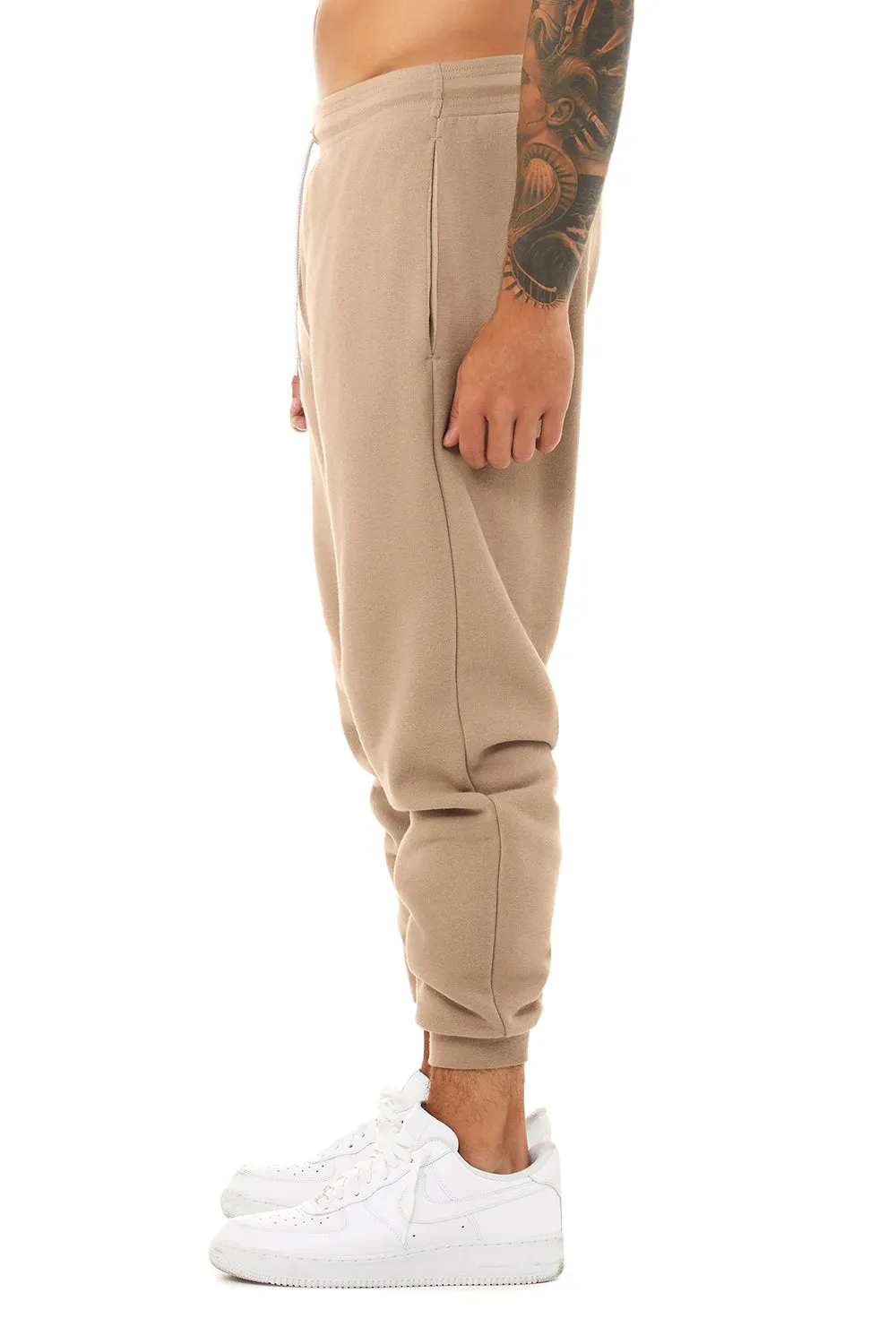 Bella   Canvas Pantalon de jogging pour homme avec poches - Beige