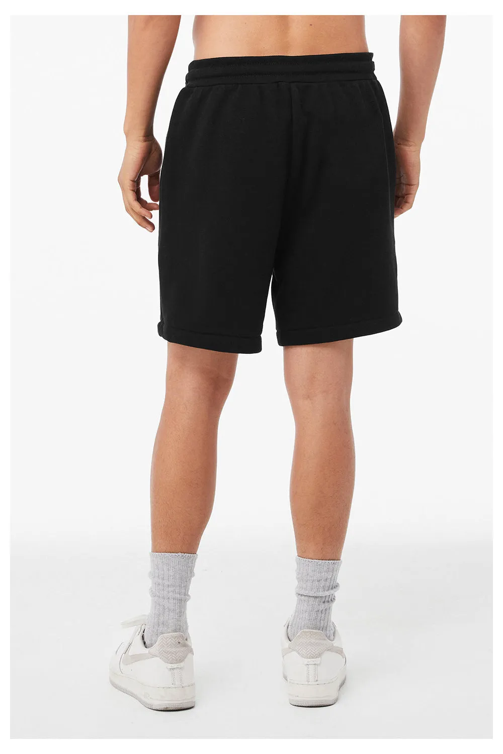 Bella   Canvas Shorts Homme avec Poches - Noir