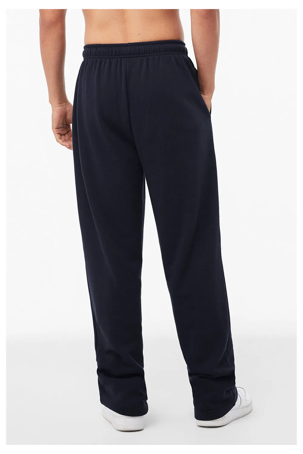 Bella   Canvas Pantalon de survêtement droit pour homme avec poches - Bleu marine