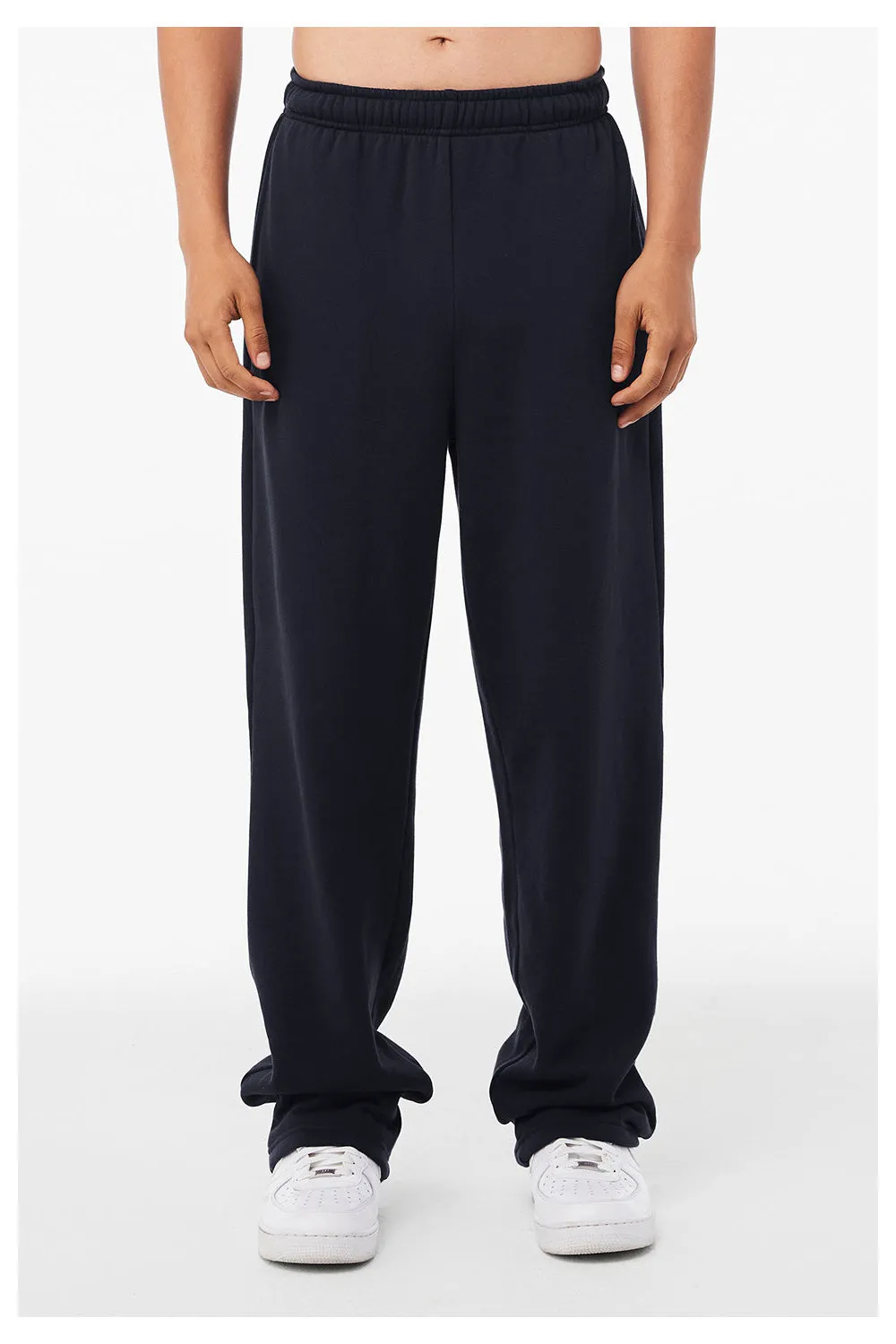Bella   Canvas Pantalon de survêtement droit pour homme avec poches - Bleu marine