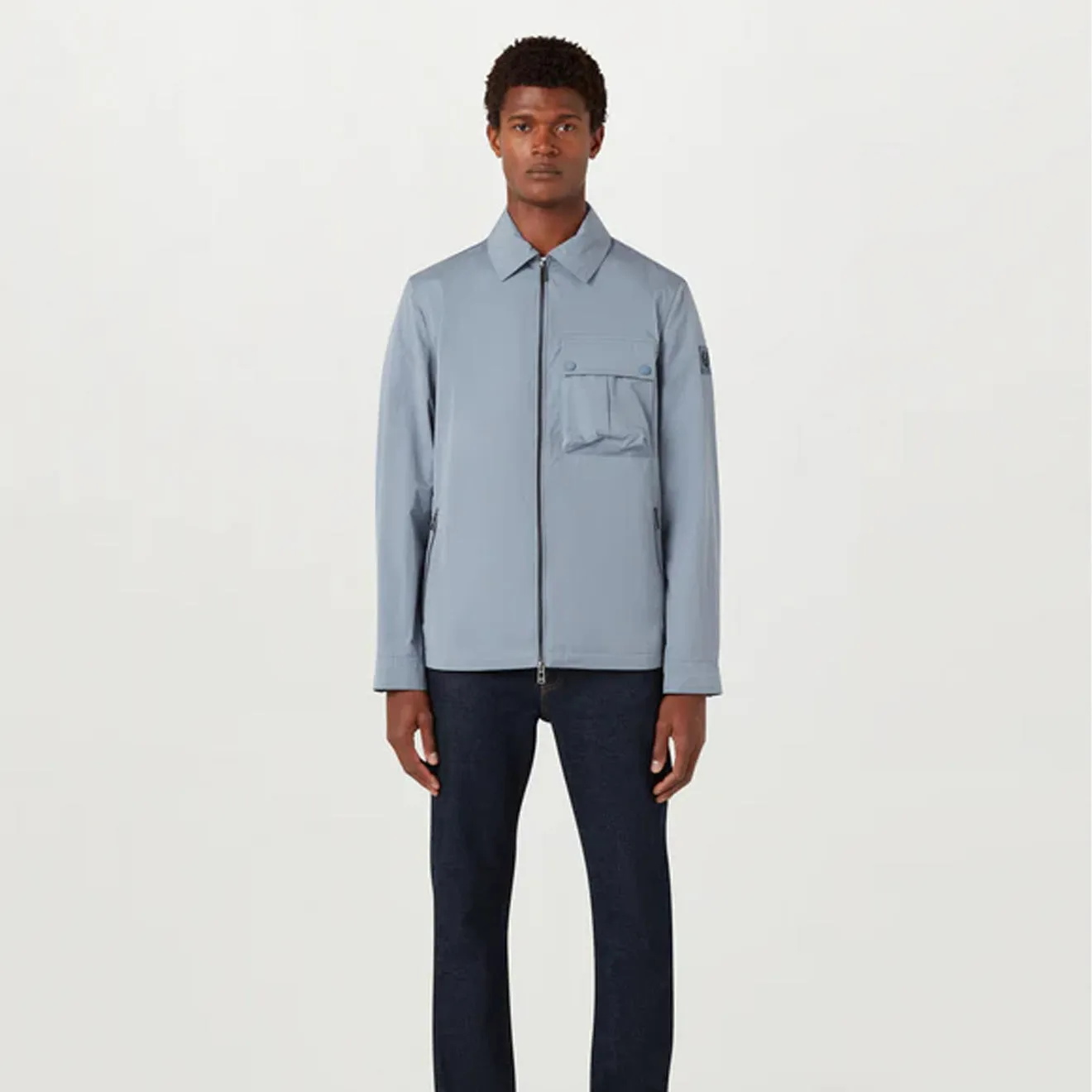 Belstaff Drome Surchemise Bleu Silex