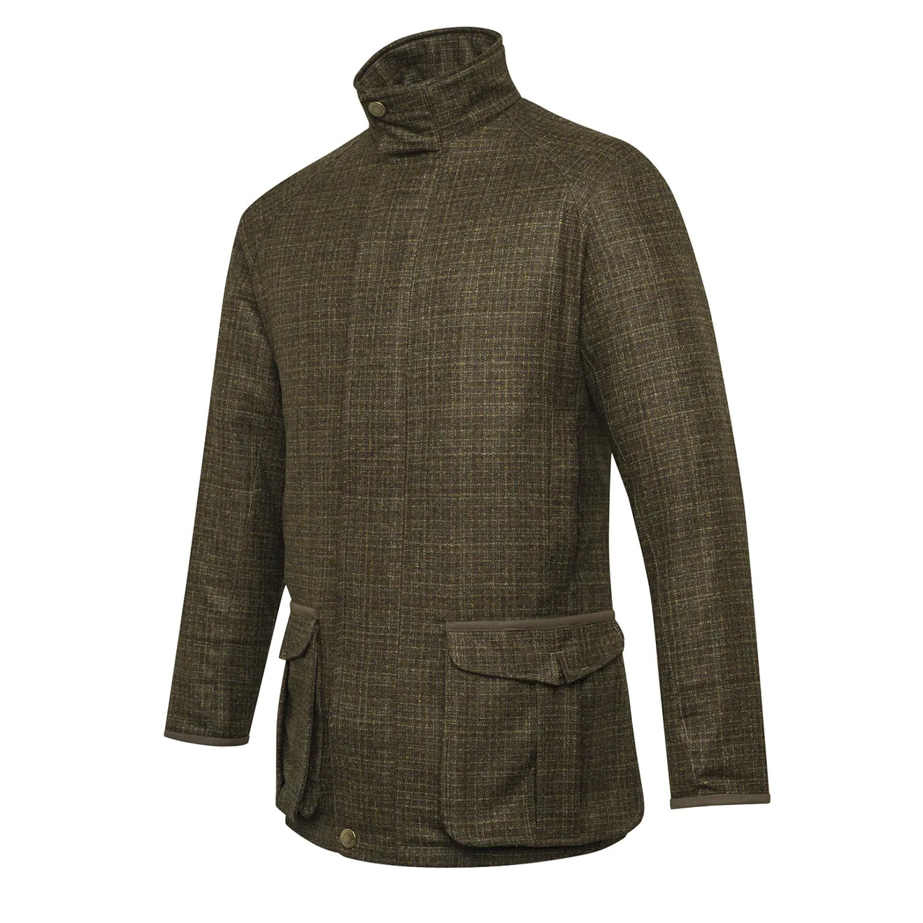 Manteau Beretta St James à carreaux vert et rouille