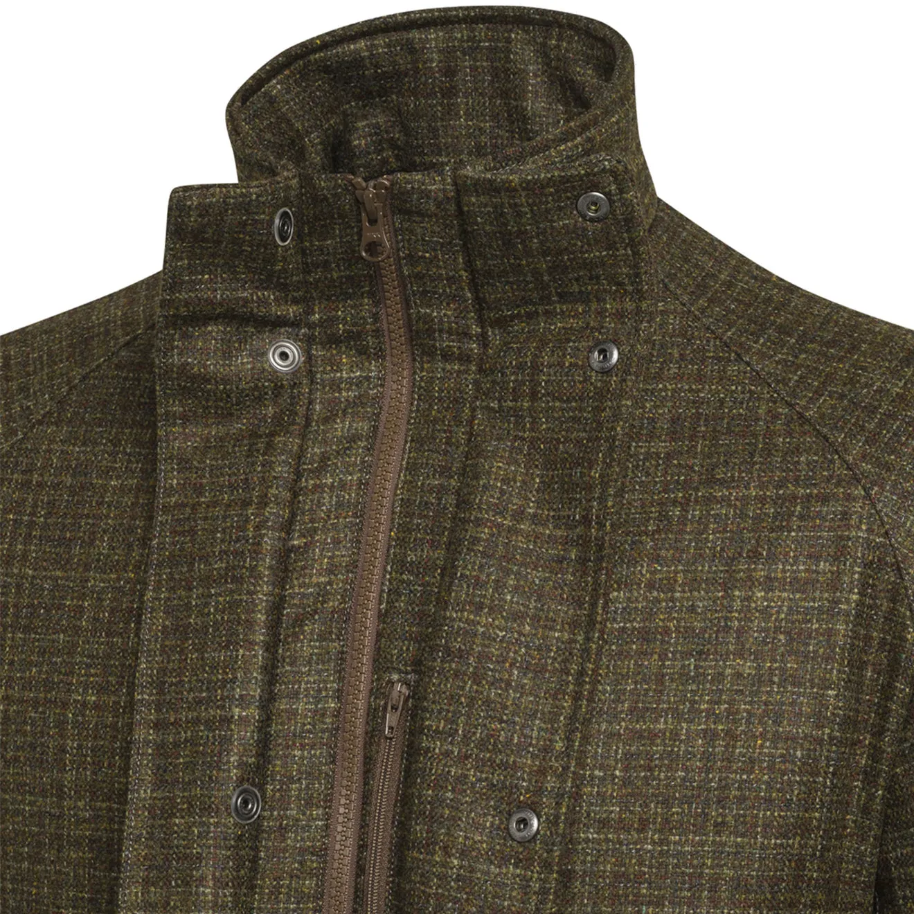 Manteau Beretta St James à carreaux vert et rouille
