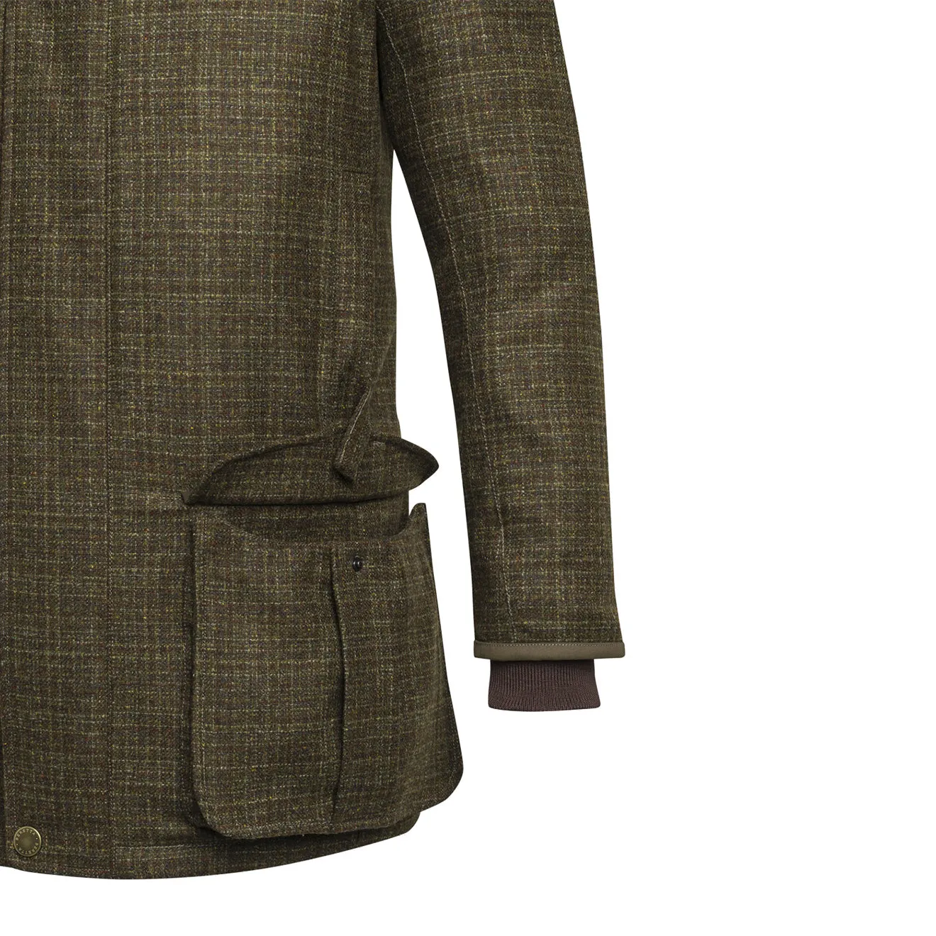 Manteau Beretta St James à carreaux vert et rouille
