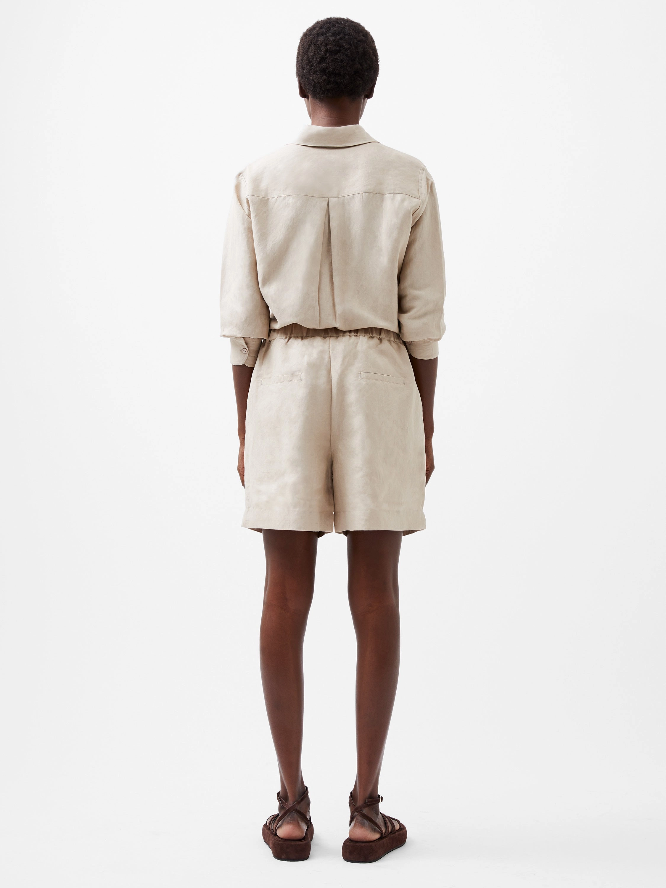 Birdie Linen Tailored Shorts