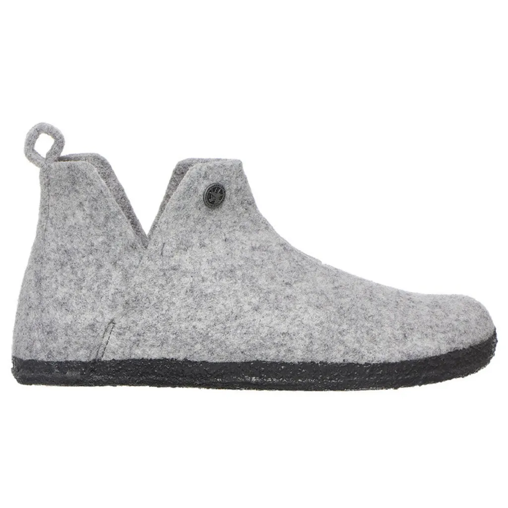 Chaussons Bottes Unisexe Birkenstock Andermatt en Laine Feutrée avec Doublure en Mouton