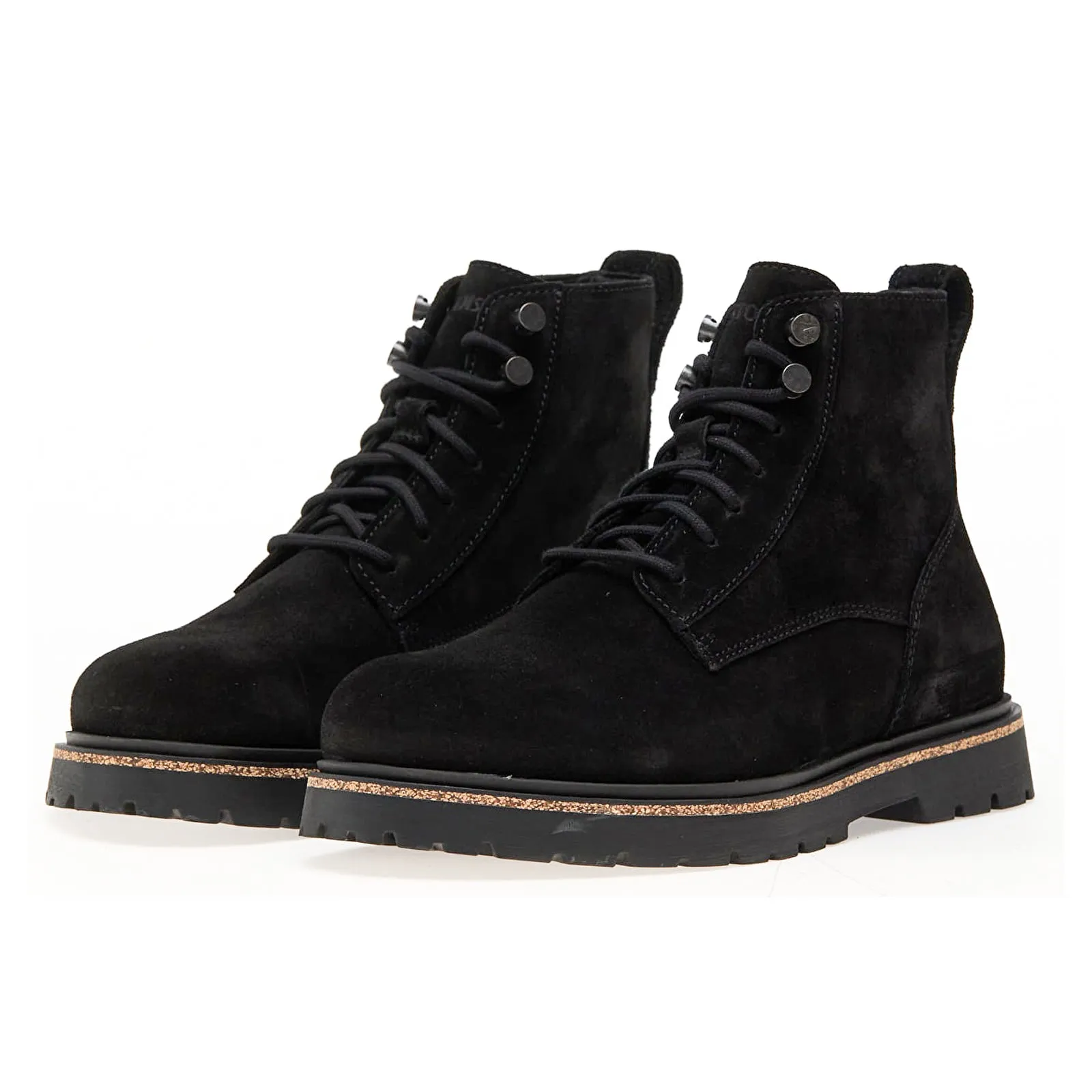 Bottes cheville homme Birkenstock Highwood à lacets en daim et cuir mi-montantes