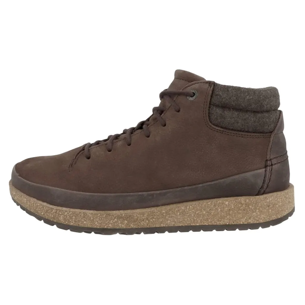 Bottes cheville unisexe Birkenstock Honnef en nubuck huilé haut