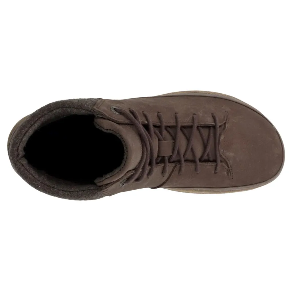 Bottes cheville unisexe Birkenstock Honnef en nubuck huilé haut